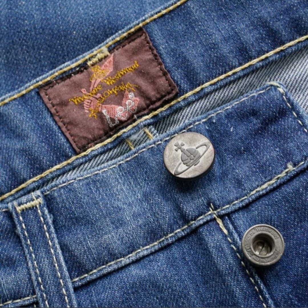 Lee × Vivienne Westwood Vivienne Westwood × Lee Anglomania - Low Crotch Jeans Size US 28 / EU 44 - 3 Thumbnail