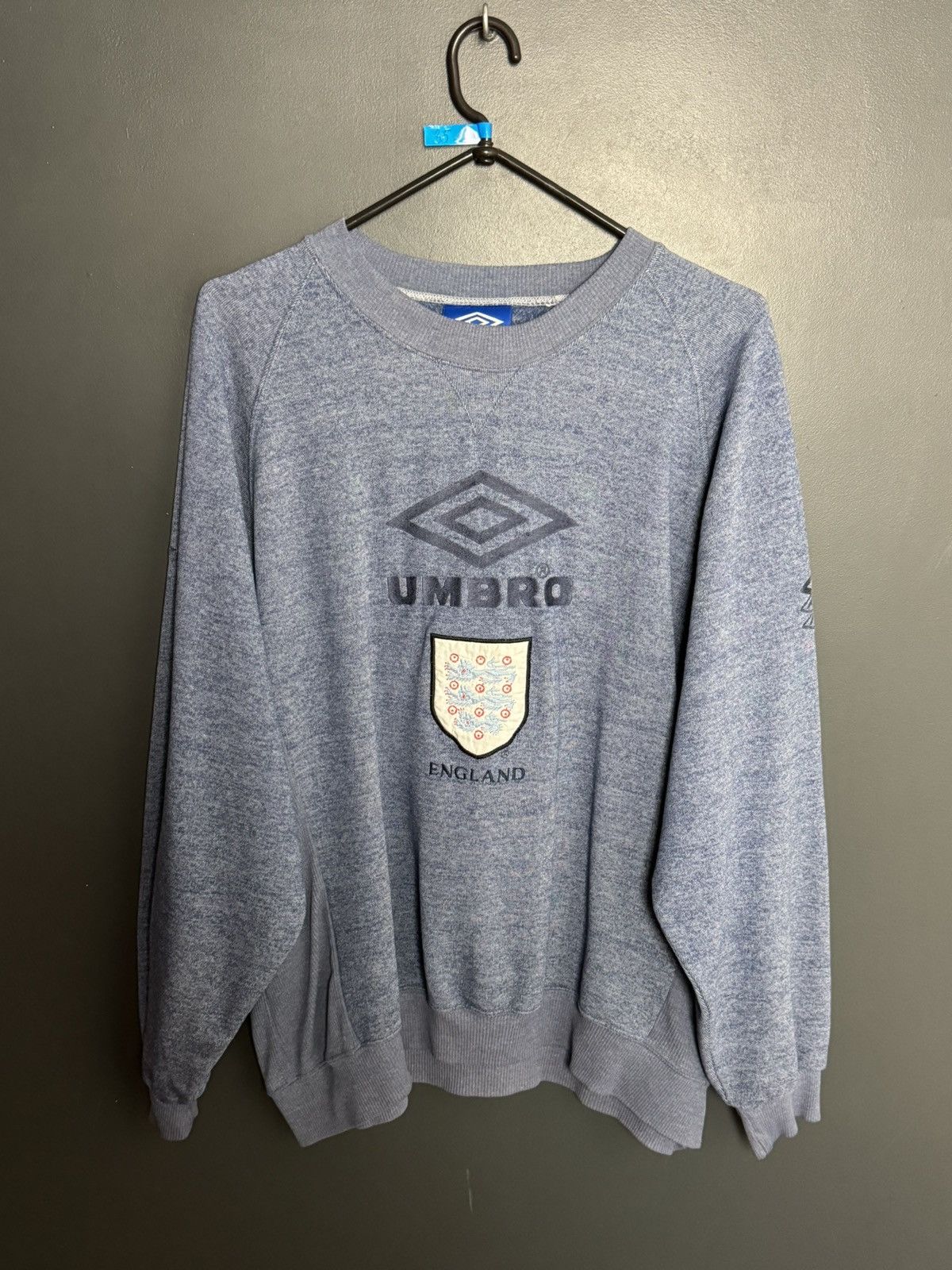 Umbro Vintage England National Team Training Football Sweatshirt Size US L / EU 52-54 / 3 - 1 Thumbnail