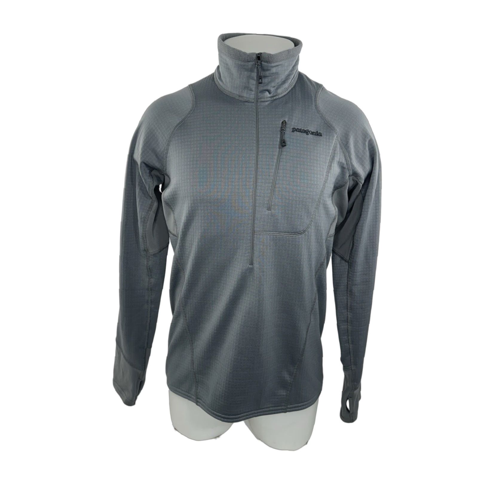 Patagonia PATAGONIA R1 Pullover POLARTEC Lightweight Active Jacket M Gray Mens Size M Size US M / EU 48-50 / 2 - 1 Thumbnail