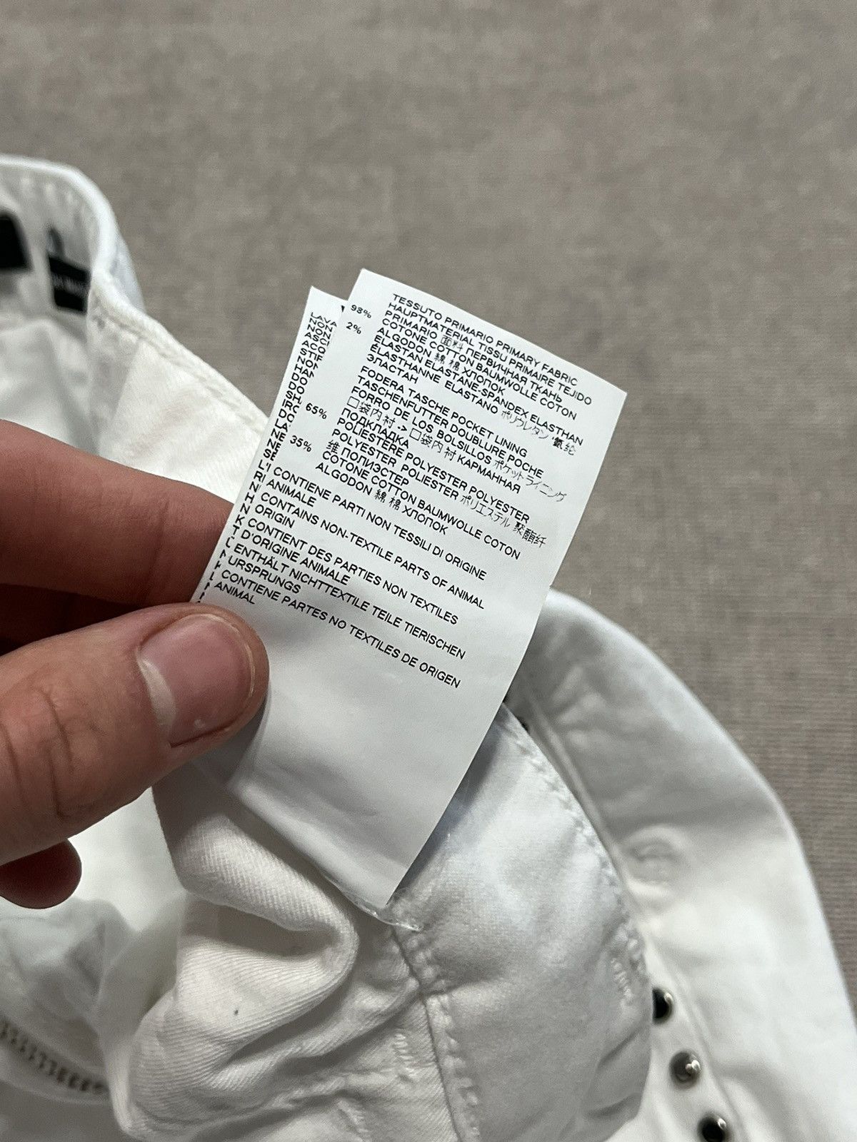 Roberto Cavalli Roberto Just Cavalli Womens White Skinny Jeans Denim Size 28 Size 27" / US 4 / IT 40 - 15 Thumbnail