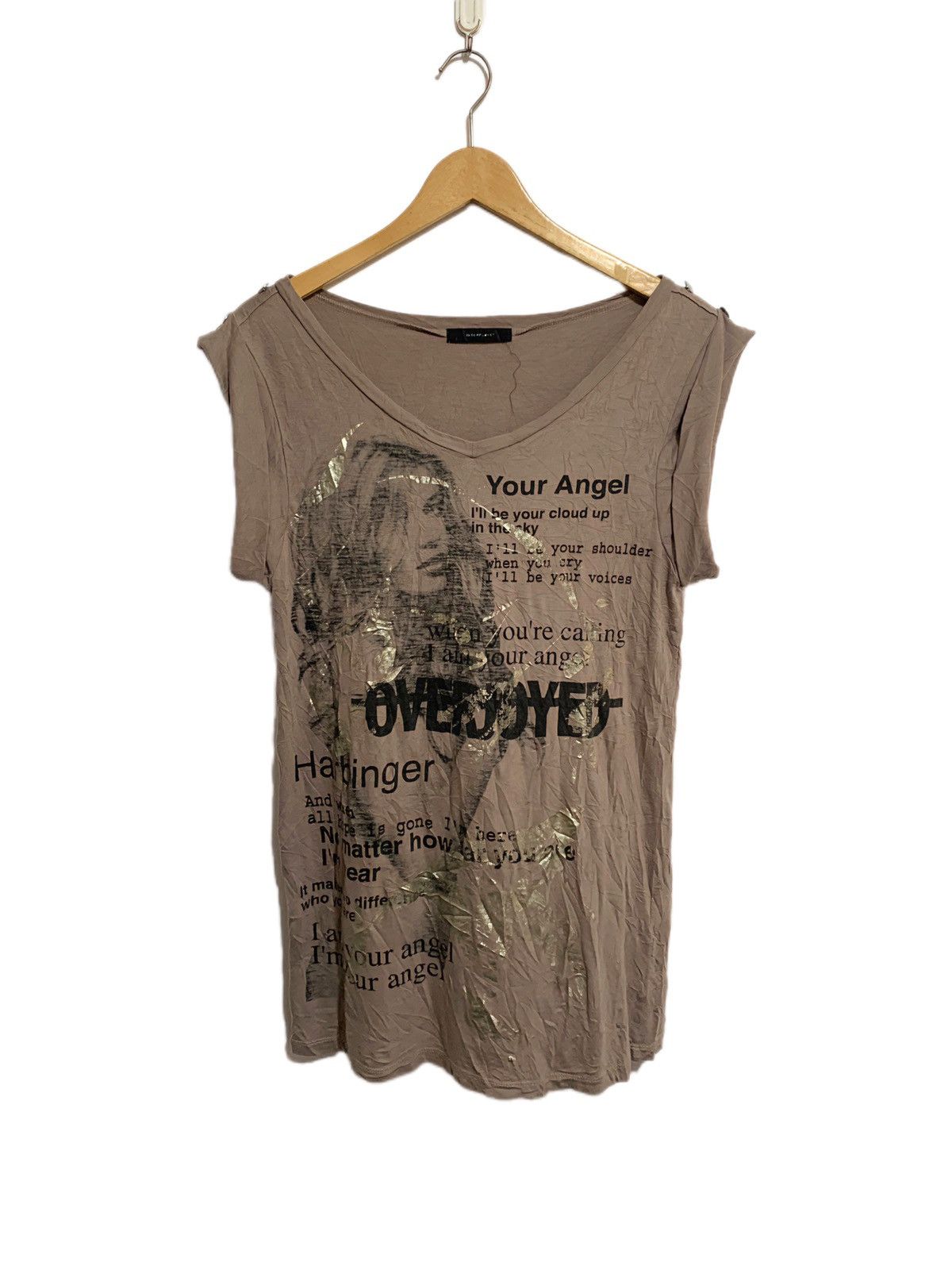 Japanese Brand × Vintage Vintage Y2k OVER JOYED Luxury Designer Top Size L / US 10 / IT 46 - 2 Thumbnail