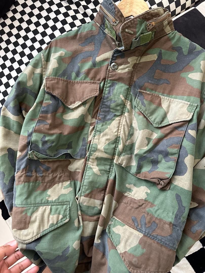 Vintage VINTAGE ARMY CAMOUFLAGE JACKET Size US M / EU 48-50 / 2 - 3 Thumbnail