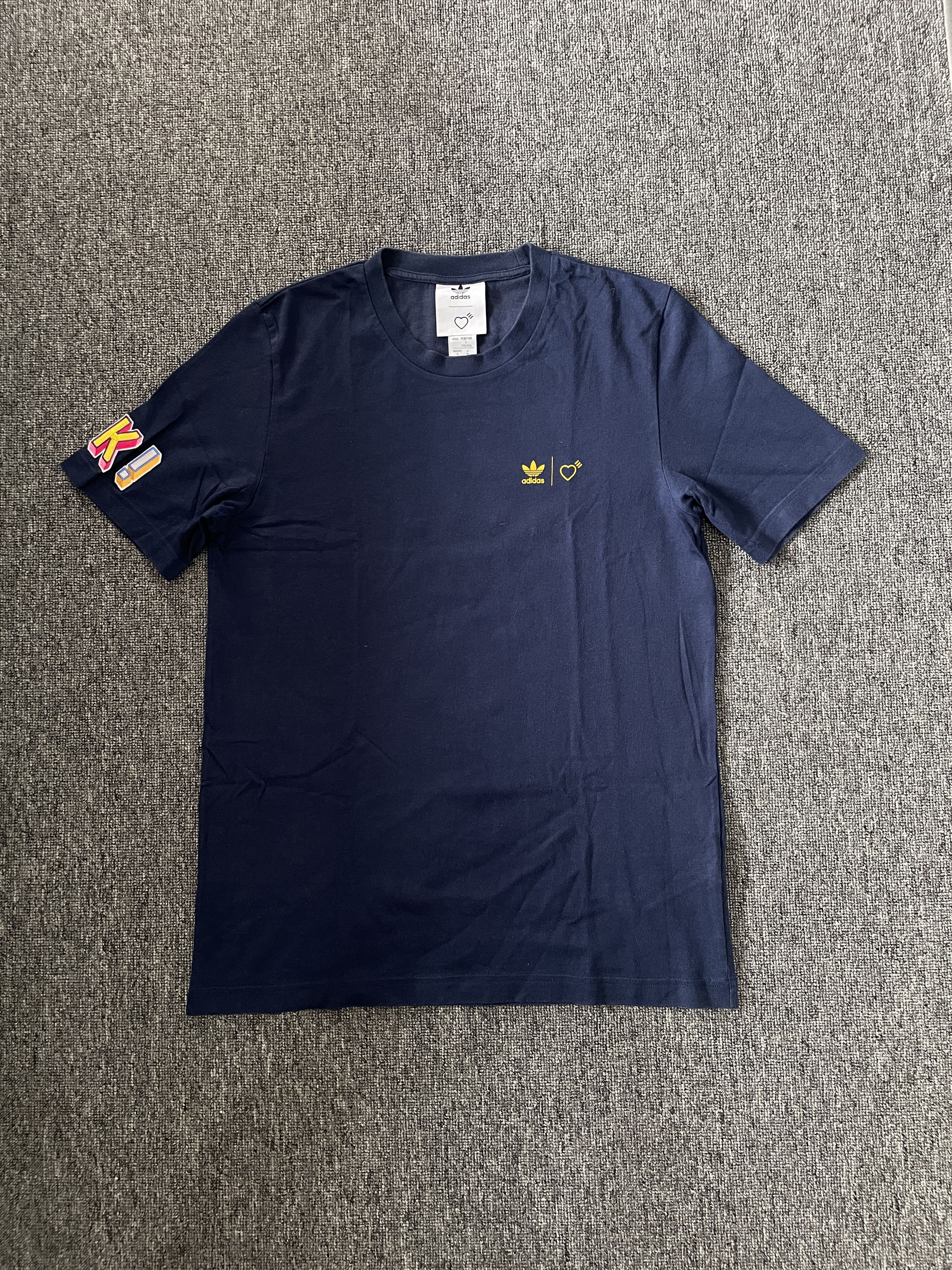 Adidas × Human Made Human Made X Adidas Consortium Graphic T-Shirt Navy Size US S / EU 44-46 / 1 - 1 Thumbnail