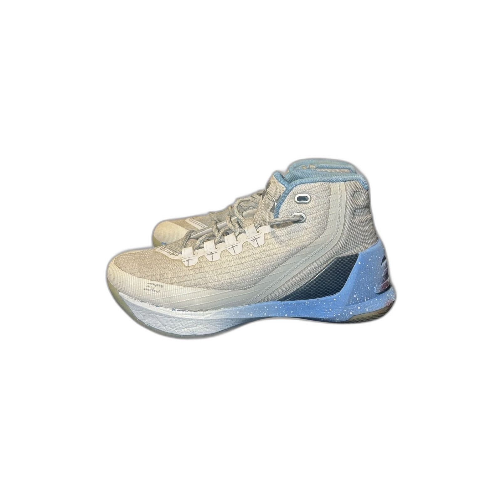 Under Armour US Size 4.5Y - Under Armour Curry 3 Birthday Blue / White Ba Size US XXS / EU 40 - 3 Thumbnail
