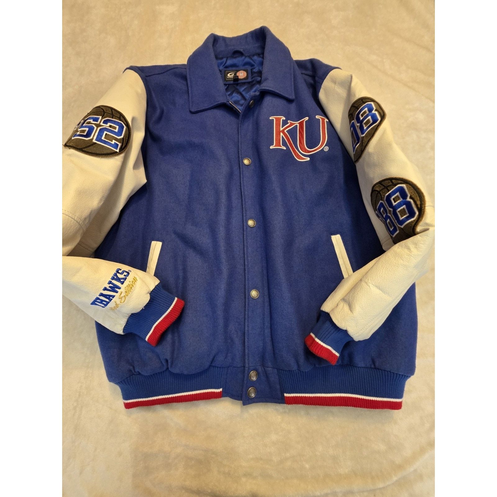 Other rare vintage Kansas University KU Jayhawks National Champs Size US XXL / EU 58 / 5 - 2 Thumbnail
