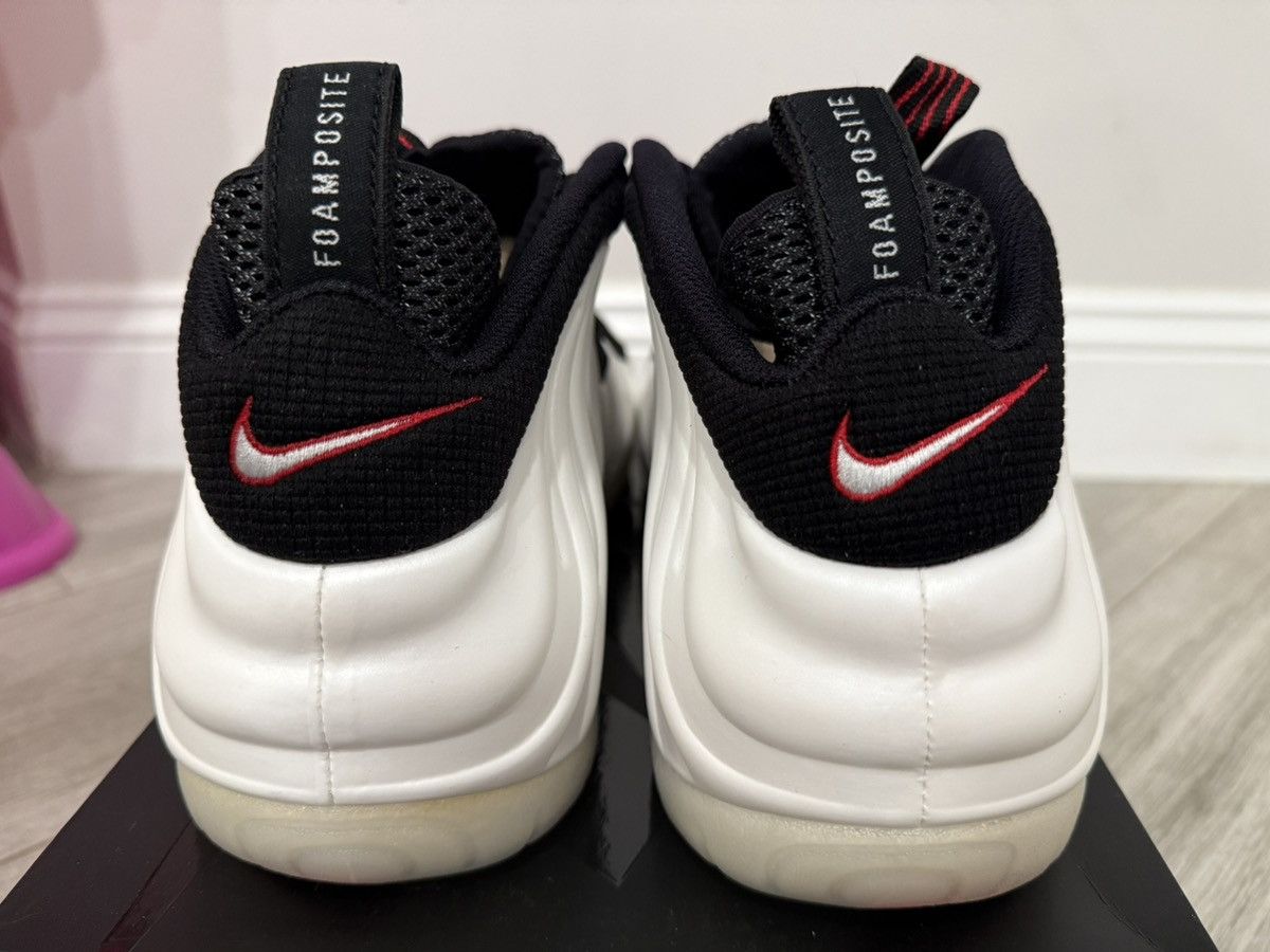 Nike Nike Air Foamposite Pro Pearl White Black True Red Sz 12 Size US 12 / EU 45 - 7 Thumbnail