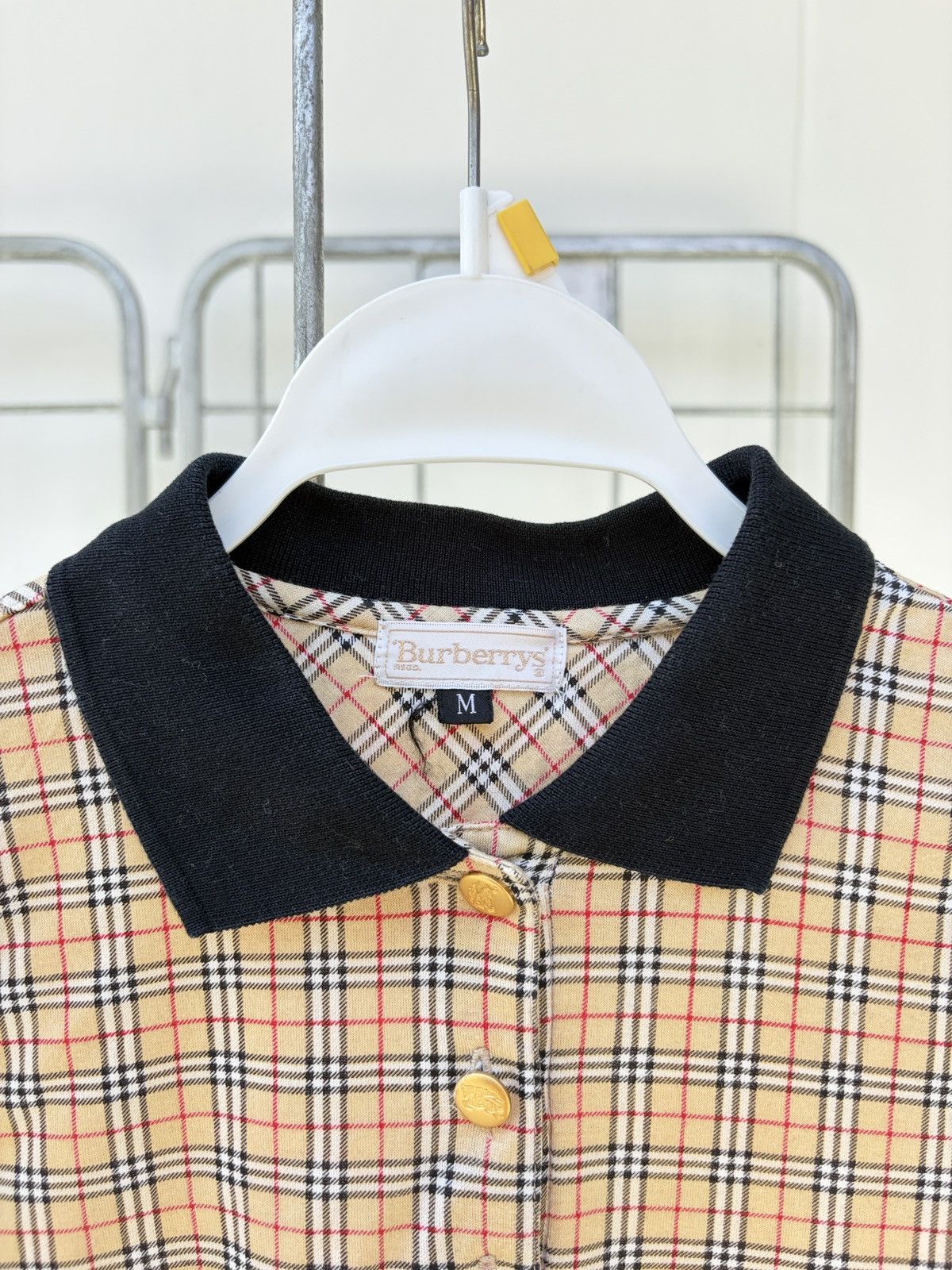 Burberry Burberry vintage nova check polo shirt Size M / US 6-8 / IT 42-44 - 2 Thumbnail