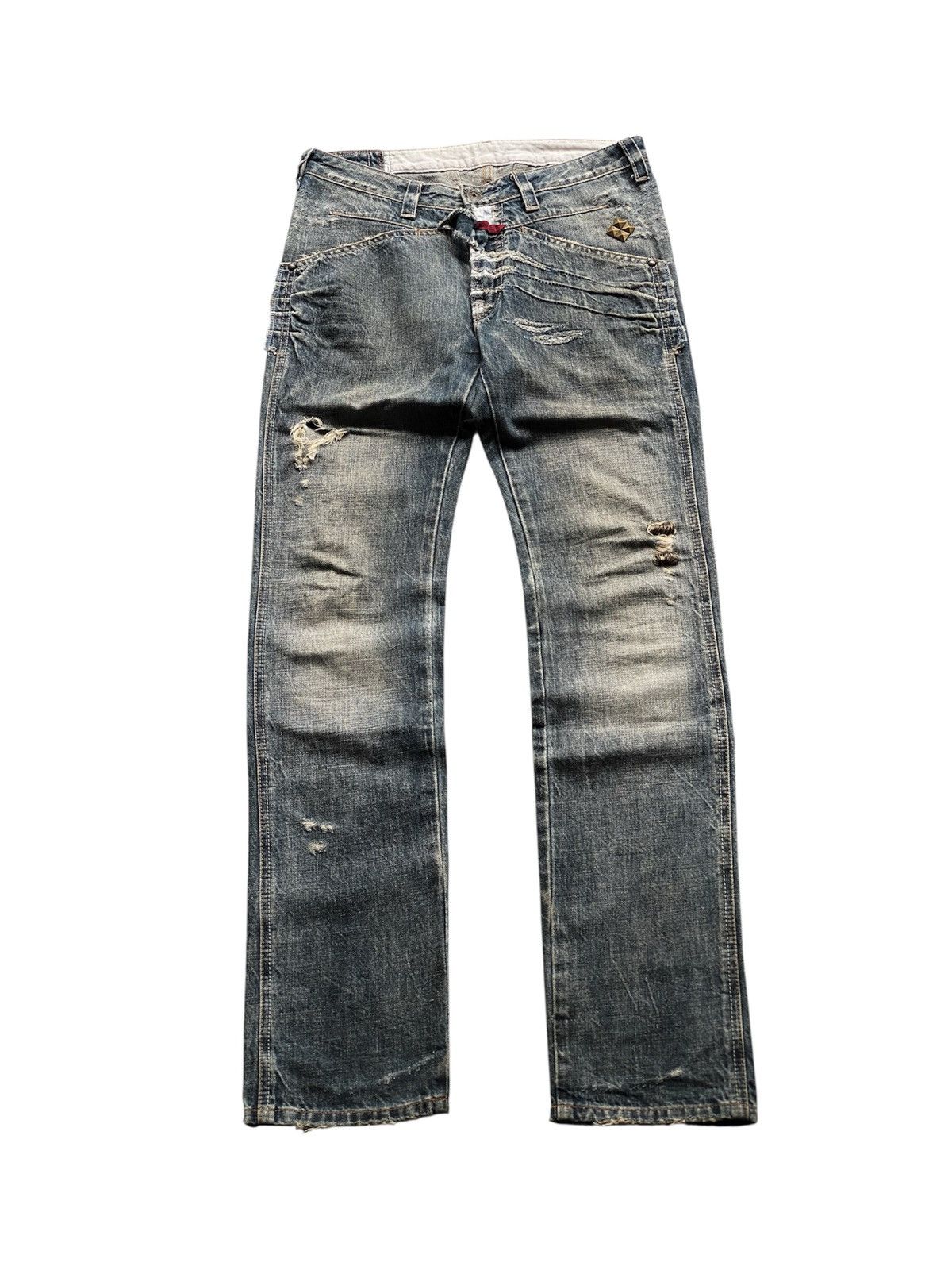Marithe + Francois Girbaud MARITHE FRANCOIS GIRBAUD RING DENIM Size US 30 / EU 46 - 1 Thumbnail