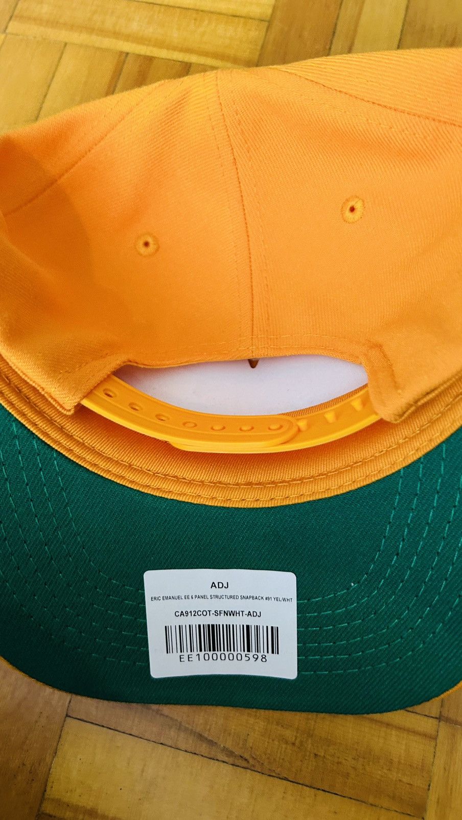 Eric Emanuel Eric Emanuel yellow snapback Size ONE SIZE - 3 Thumbnail