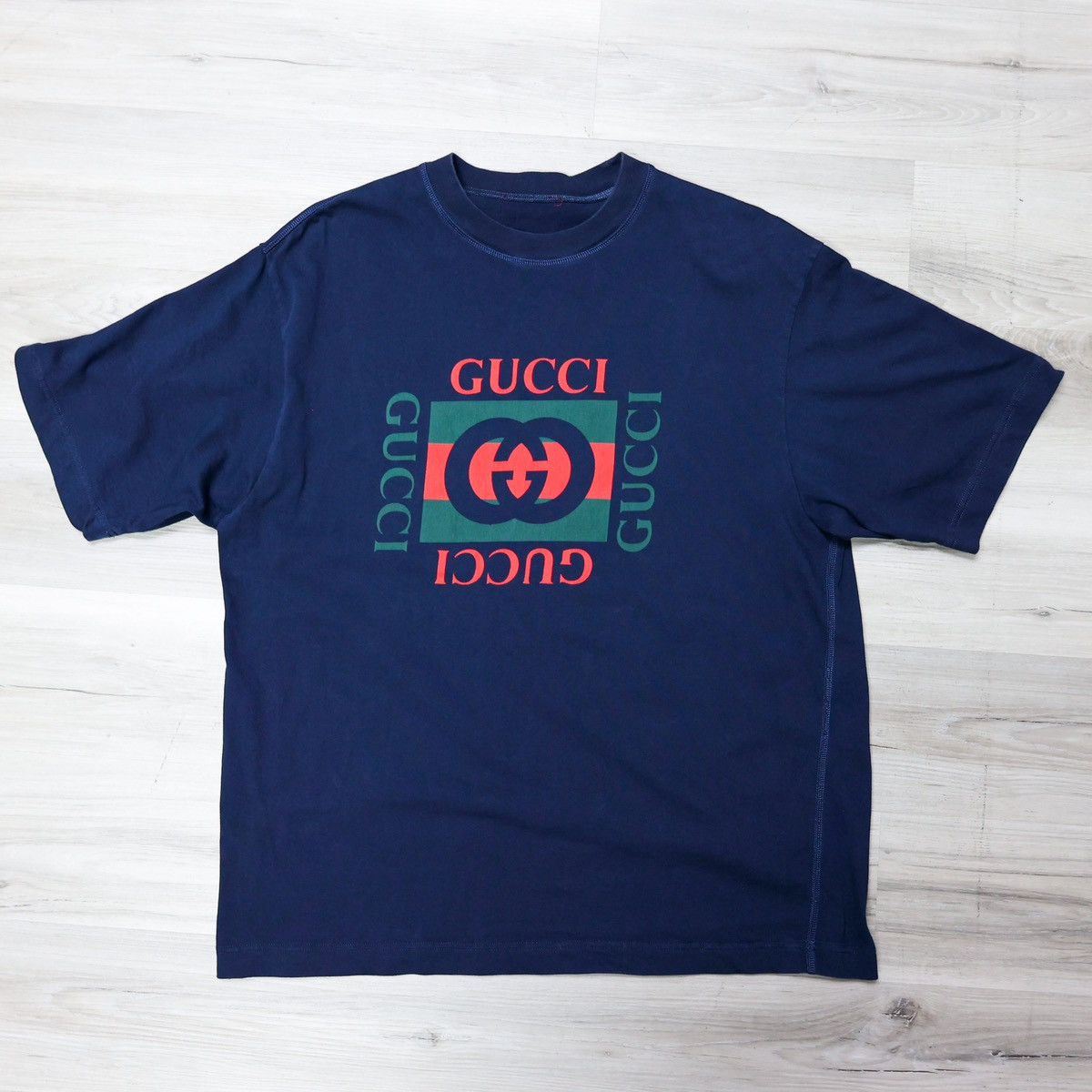 Gucci Gucci Logo T-shirt Size US M / EU 48-50 / 2 - 1 Thumbnail