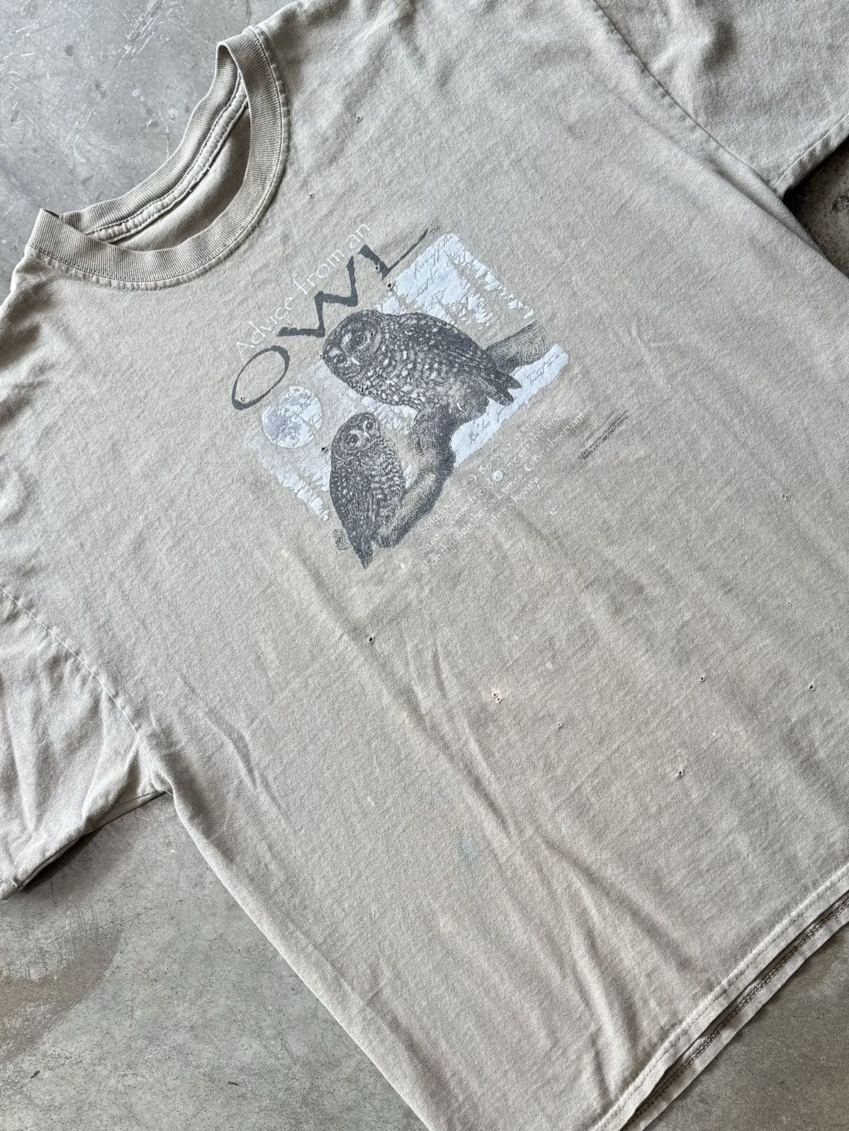 Vintage Vintage 2006 Nature Owl Nature Tee Large Size US L / EU 52-54 / 3 - 1 Thumbnail