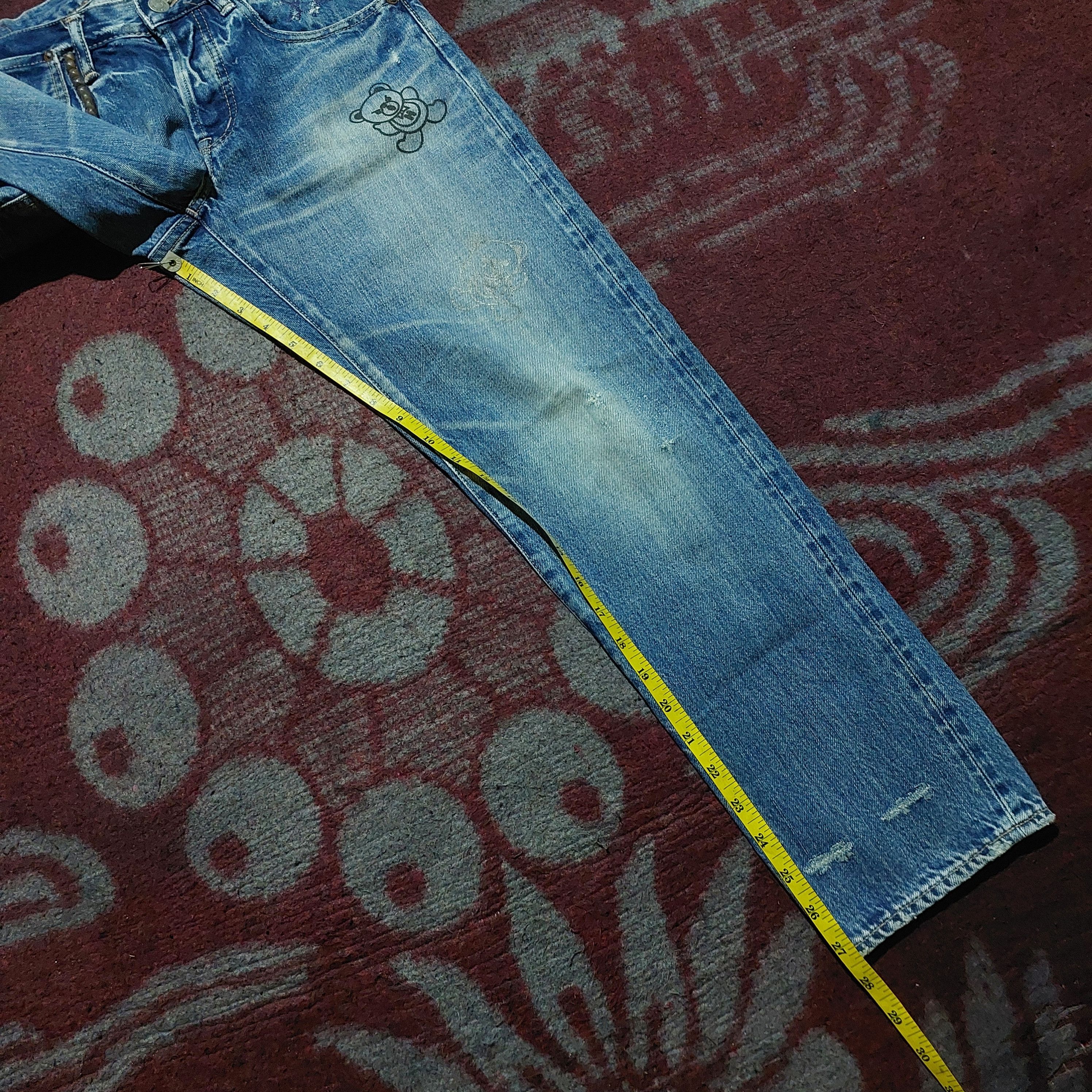 Hysteric Glamour Hysteric Glamour japanese buckle back selvedge blue denim Size US 28 / EU 44 - 15 Thumbnail