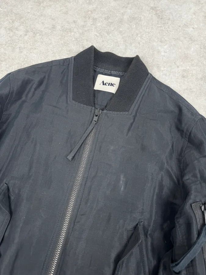 Acne Studios SS2012 Acne Studios Black Constitution Linen Jacket Size US M / EU 48-50 / 2 - 5 Thumbnail