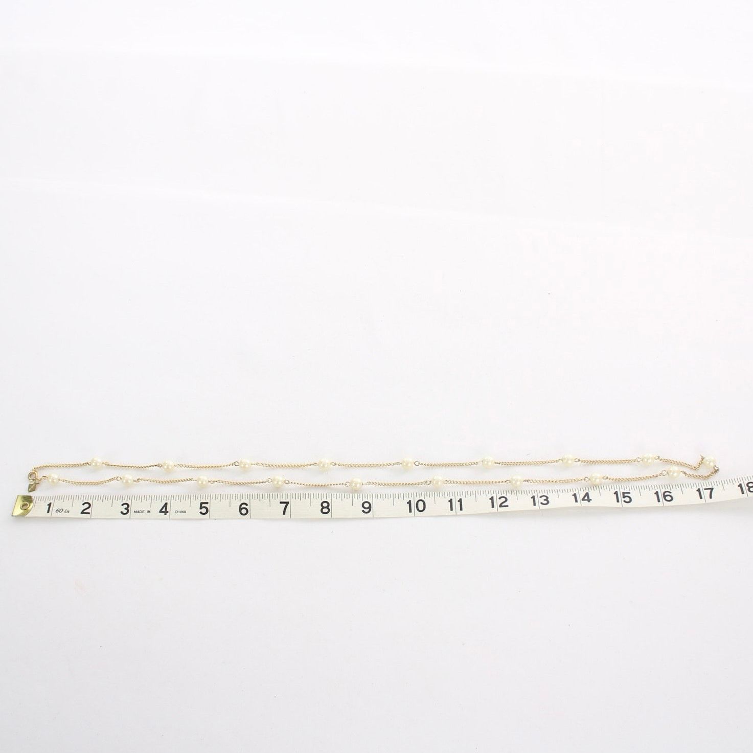 Other Sarah Coventry Gold Tone Faux Pearl Long Necklace Signed Size ONE SIZE - 5 Thumbnail