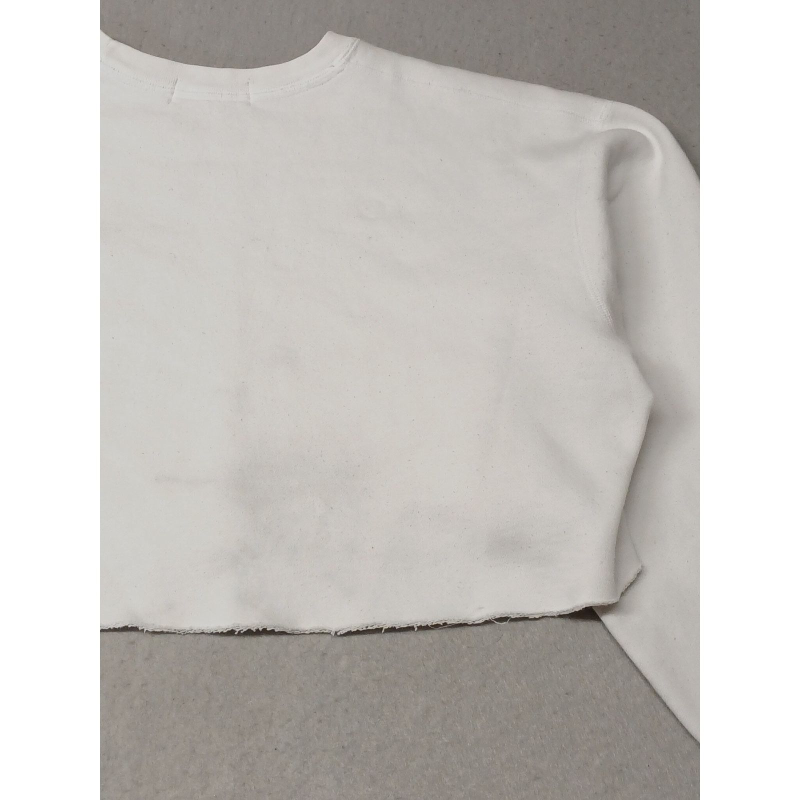 Polo Ralph Lauren Polo Ralph Lauren (Medium) White Crop Crew Sweatshirt Size M / US 6-8 / IT 42-44 - 9 Thumbnail