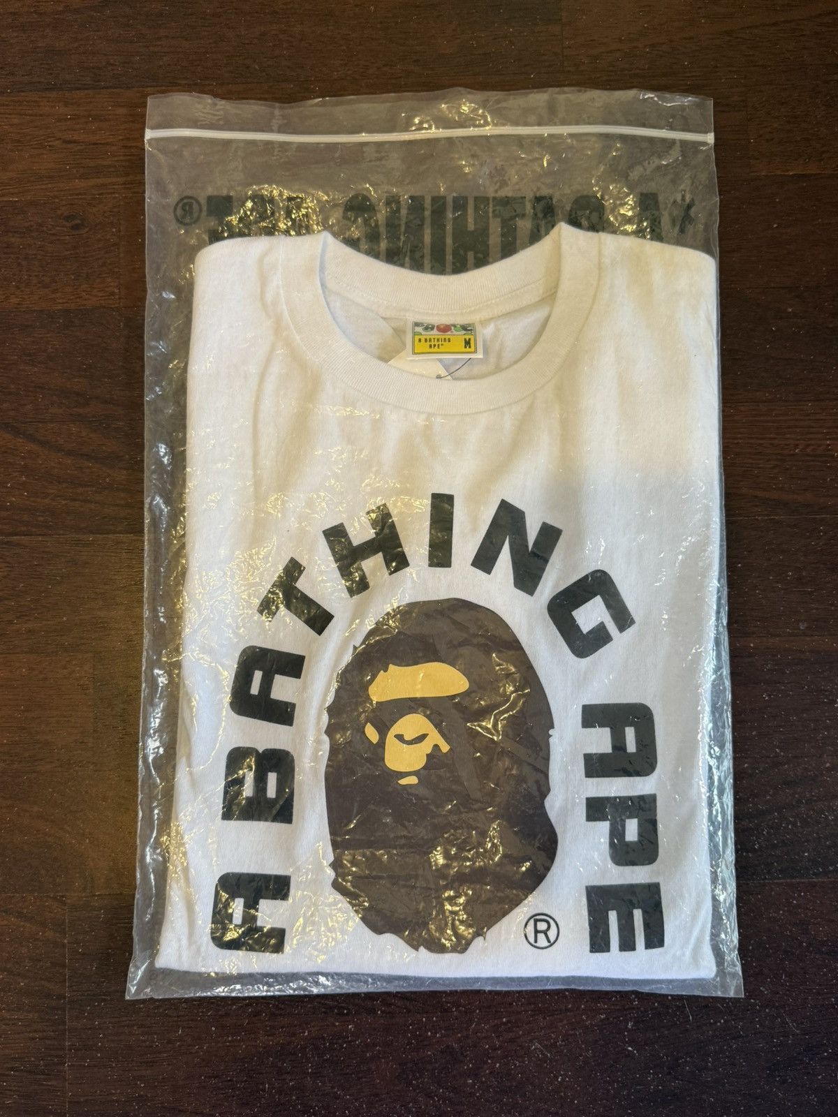 Bape A Bathing Ape White Long Sleeve Cotton T-Shirt Size US M / EU 48-50 / 2 - 1 Thumbnail