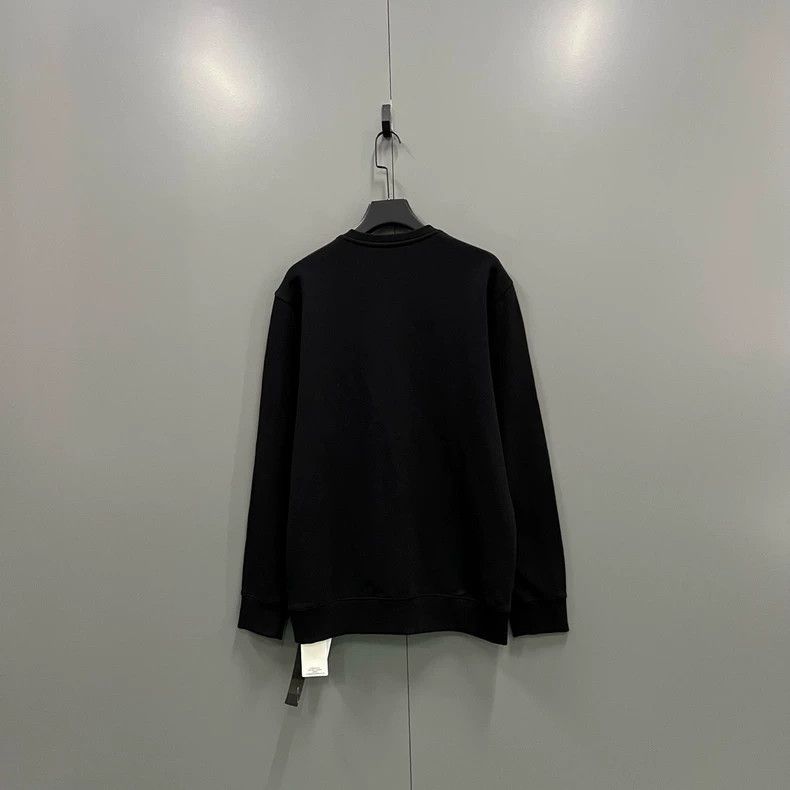 Givenchy Givenchy Black Printed Logo Pullover Hoodie M Size Size US M / EU 48-50 / 2 - 2 Thumbnail