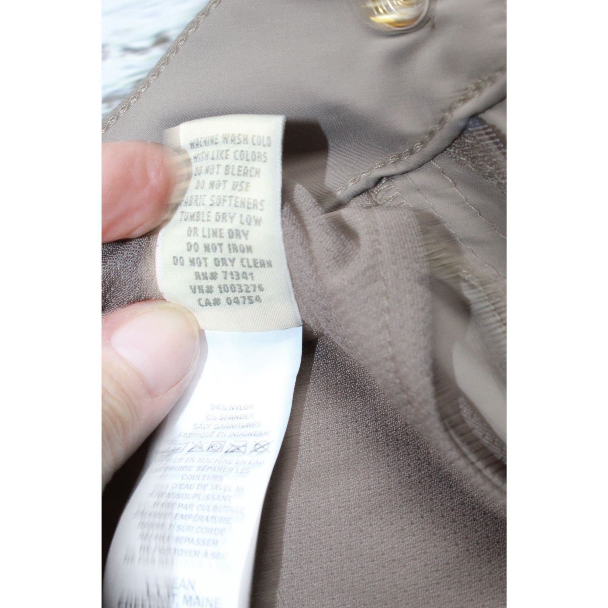 L.L. Bean LL Bean Womens Toasted Almond Straight Leg Trail Pants 8 Size 30" / US 8 / IT 44 - 5 Thumbnail