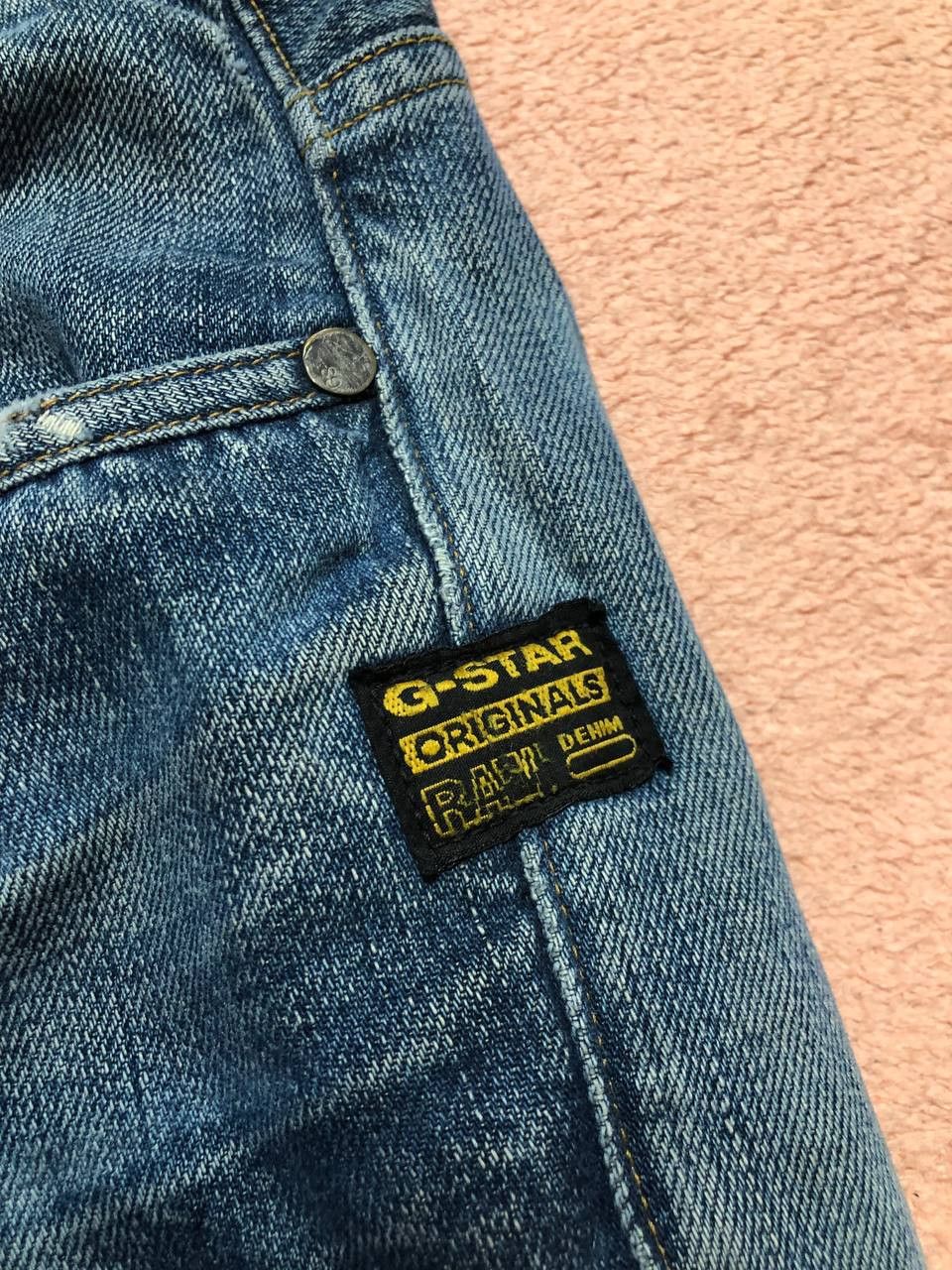 G-Star Vintage G-Star Raw blue jeans crazy Y2K streetwear Size US 30 / EU 46 - 4 Thumbnail