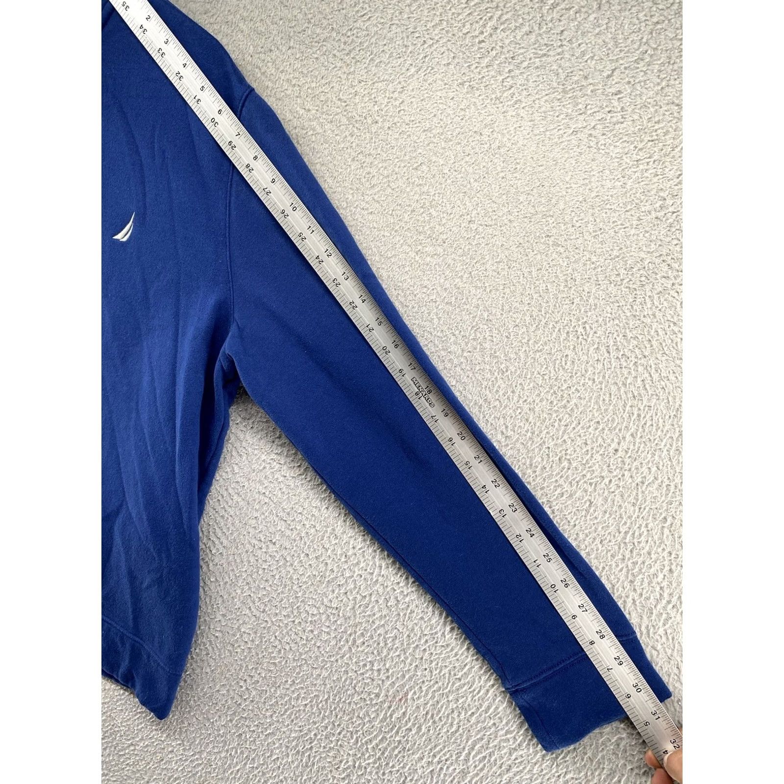 Nautica Nautica Men's 1/4 Zip Pullover Sweater Blue L Shirt Adults Mens Size L Size US L / EU 52-54 / 3 - 7 Thumbnail