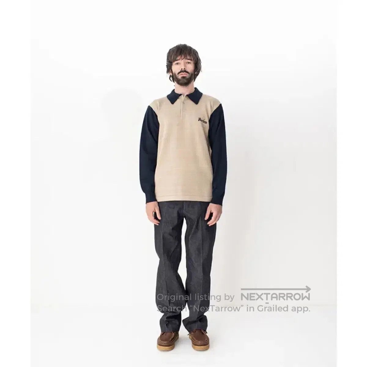 Visvim Visvim Godfrey Linen Wool Long-Sleeve Polo. Size US XL / EU 56 / 4 - 2 Thumbnail