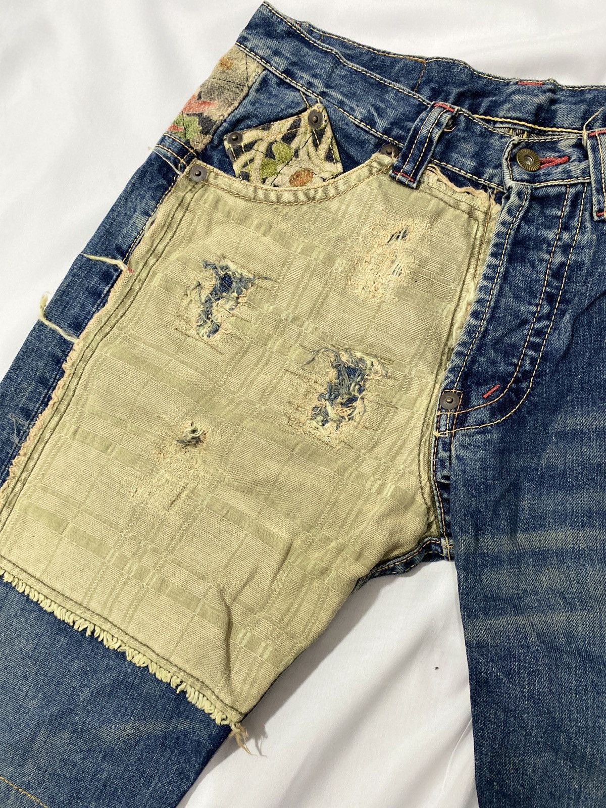 Kapital kapital Inspired patchwork short pants Size US 31 - 2 Thumbnail