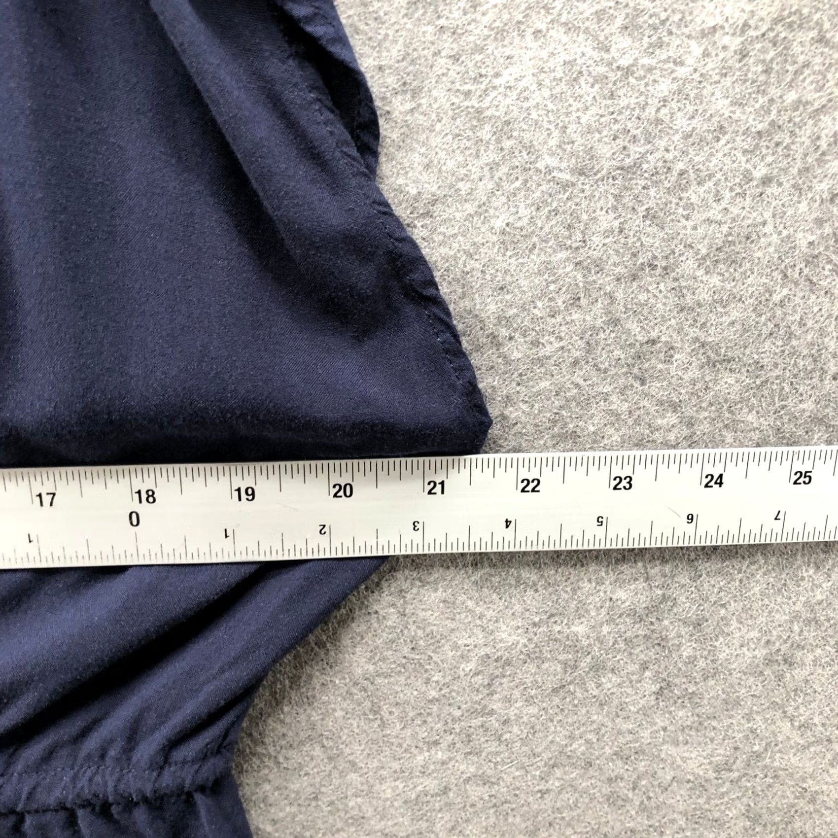 Vintage TYSA Jumpsuit Womens S Navy Blue Wide Leg Short Sleeve V-Neck Size 28" / US 6 / IT 42 - 6 Thumbnail
