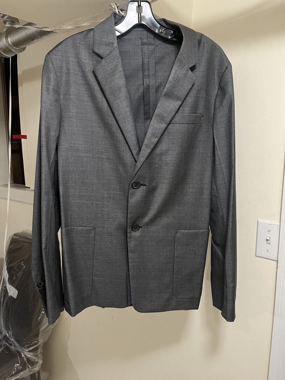 Prada Prada Wool-Blend Suit Jacket Sz 46R EU(36R us) Size 46R - 1 Thumbnail