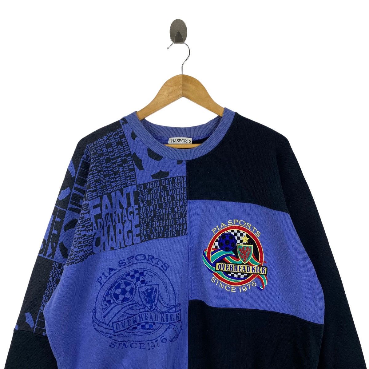 Vintage PIASPORTS Italian Designer Sweatshirt Pullover Tops