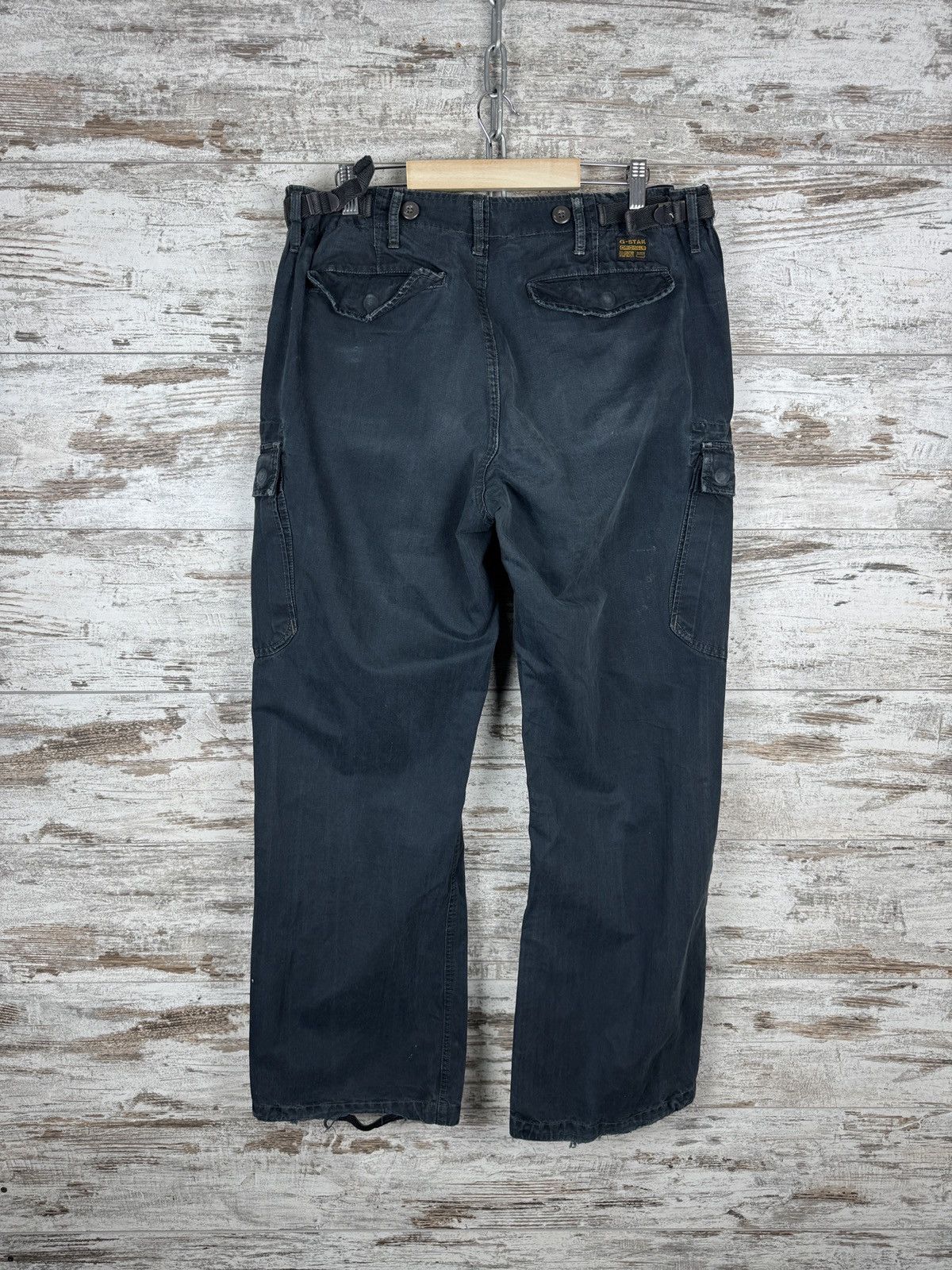 G-Star × Vintage Mens Vintage Distressed G Star Raw cargo pants jeans denim Size US 36 / EU 52 - 14 Thumbnail