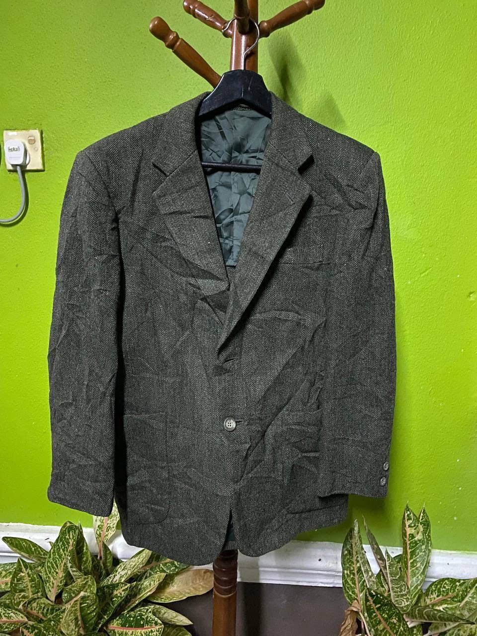 Other Vintage 60s Vaklon Herringbone Wool Coat Size US S / EU 44-46 / 1 - 12 Thumbnail