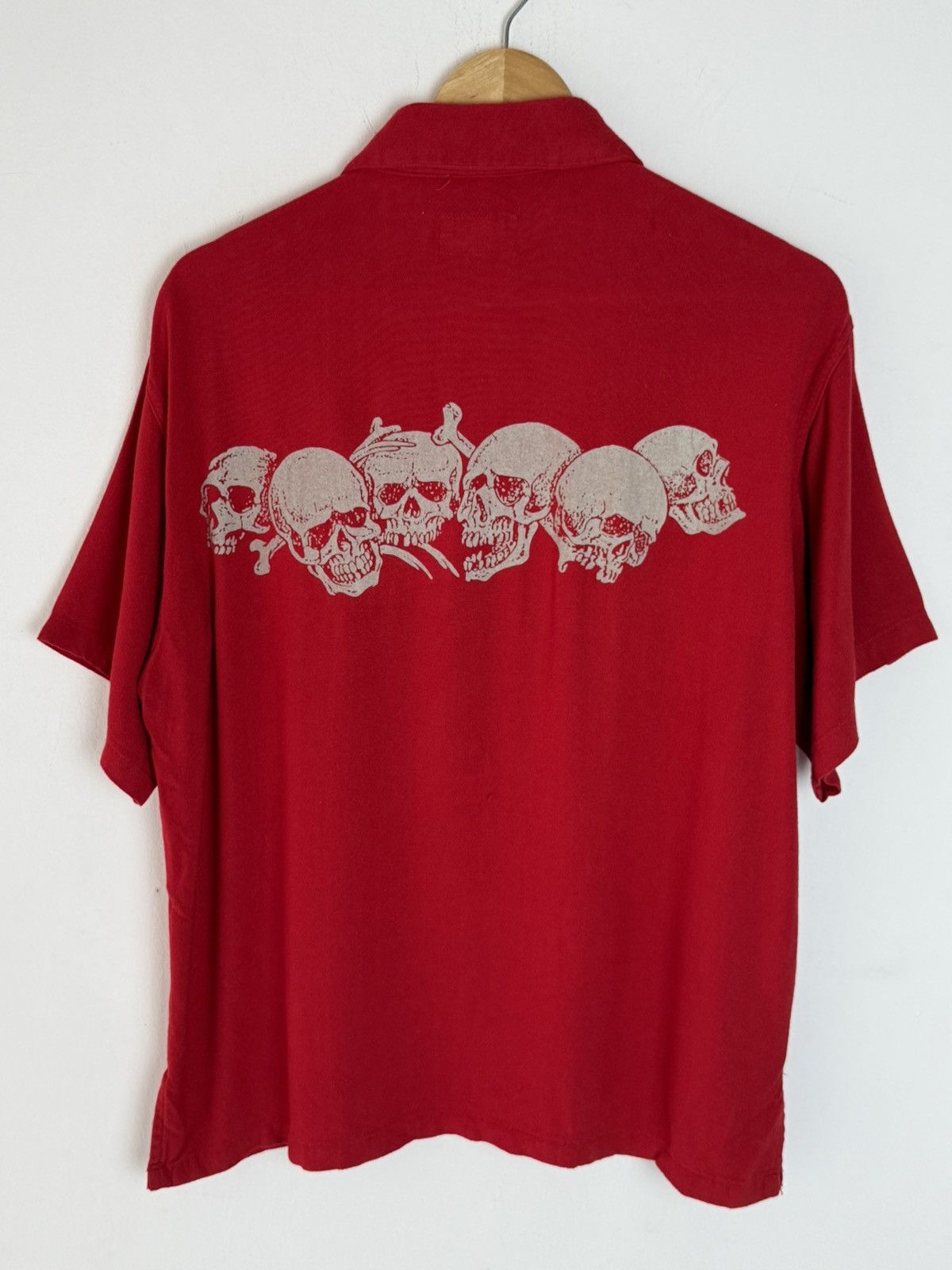 Sugar Cane 90’s Style Eyes Red Skull By Sugar Cane Size US L / EU 52-54 / 3 - 3 Thumbnail