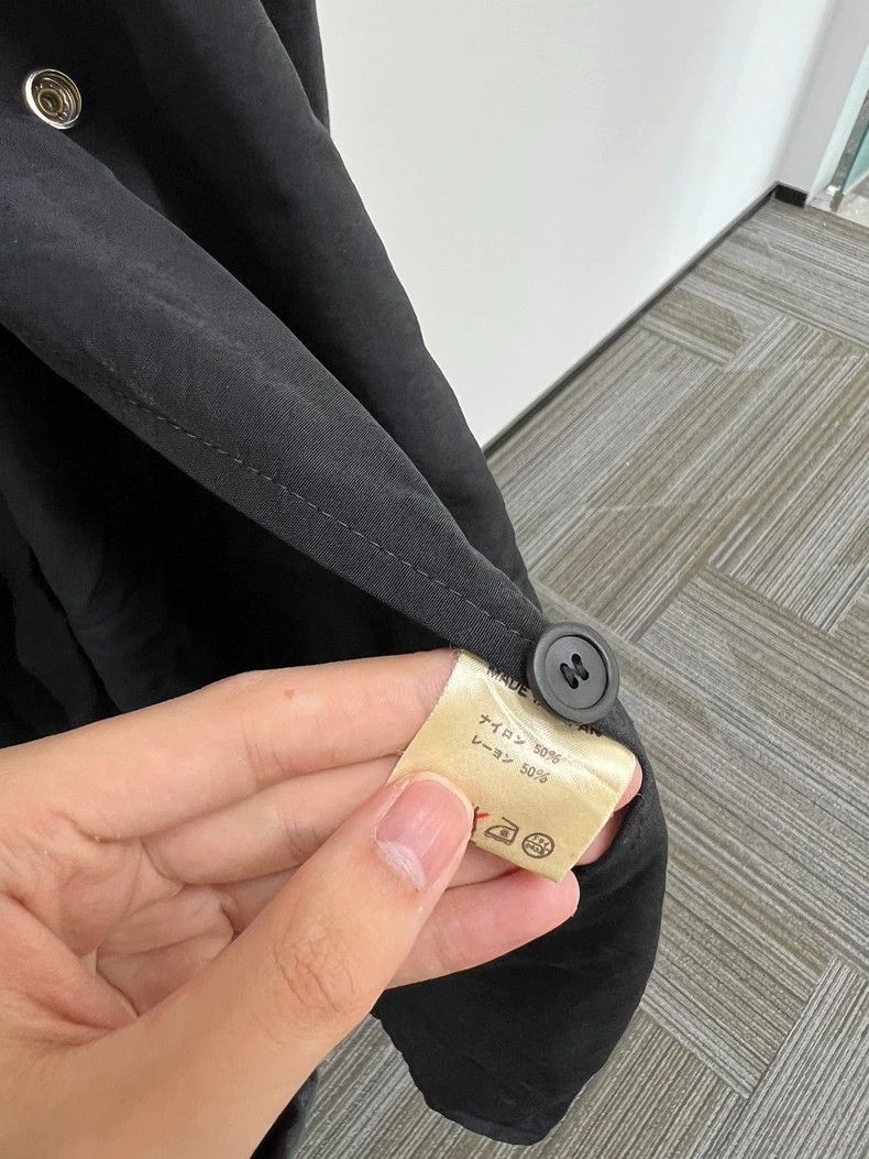 Yohji Yamamoto yohji yamamoto Breasted court trench coat 2503-Nextarrow Size US L / EU 52-54 / 3 - 5 Thumbnail