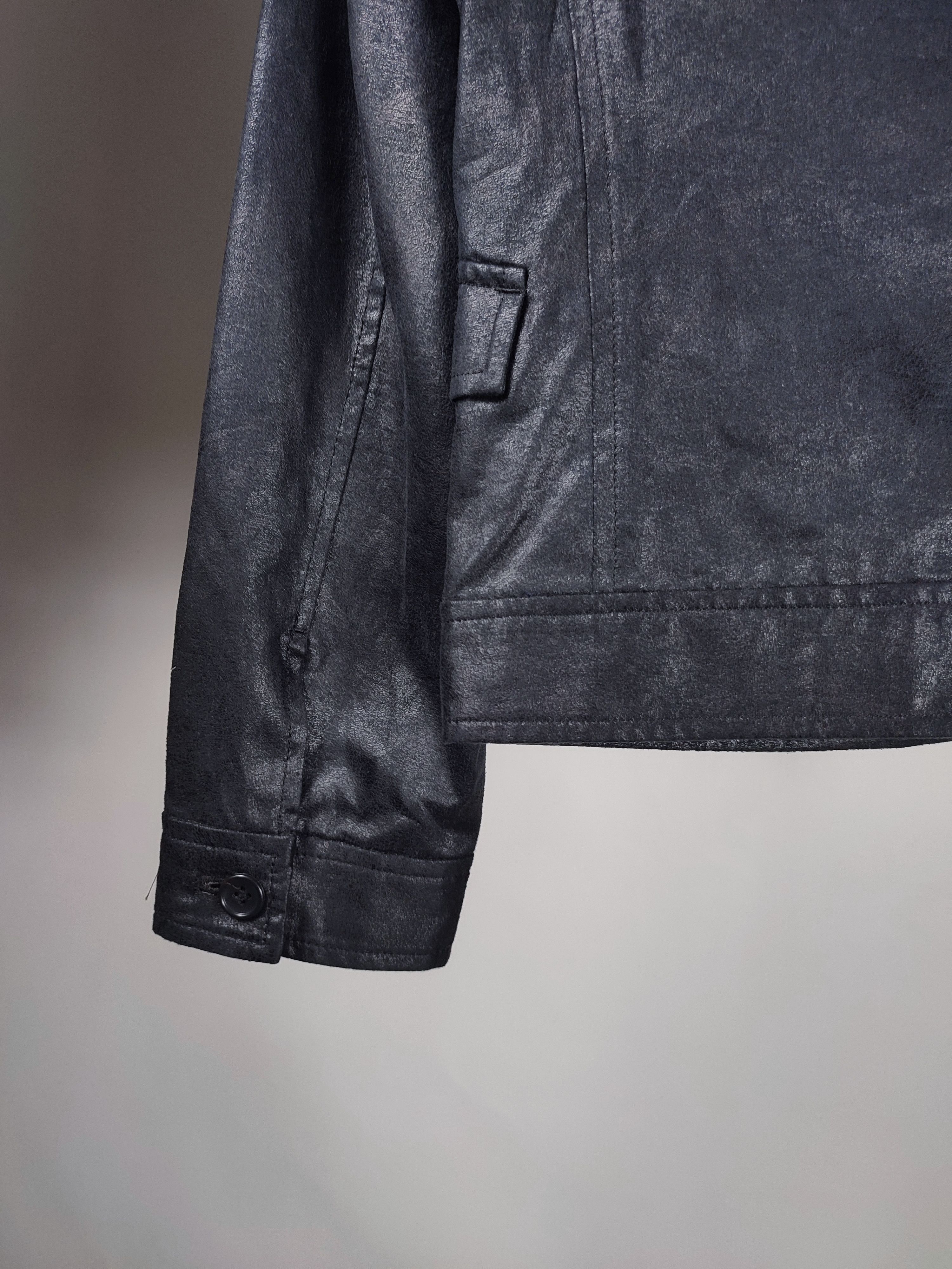Japanese Brand Buona Giornata Japanese Polyurethane Leather Zip Moto Jacket Size L / US 10 / IT 46 - 8 Thumbnail