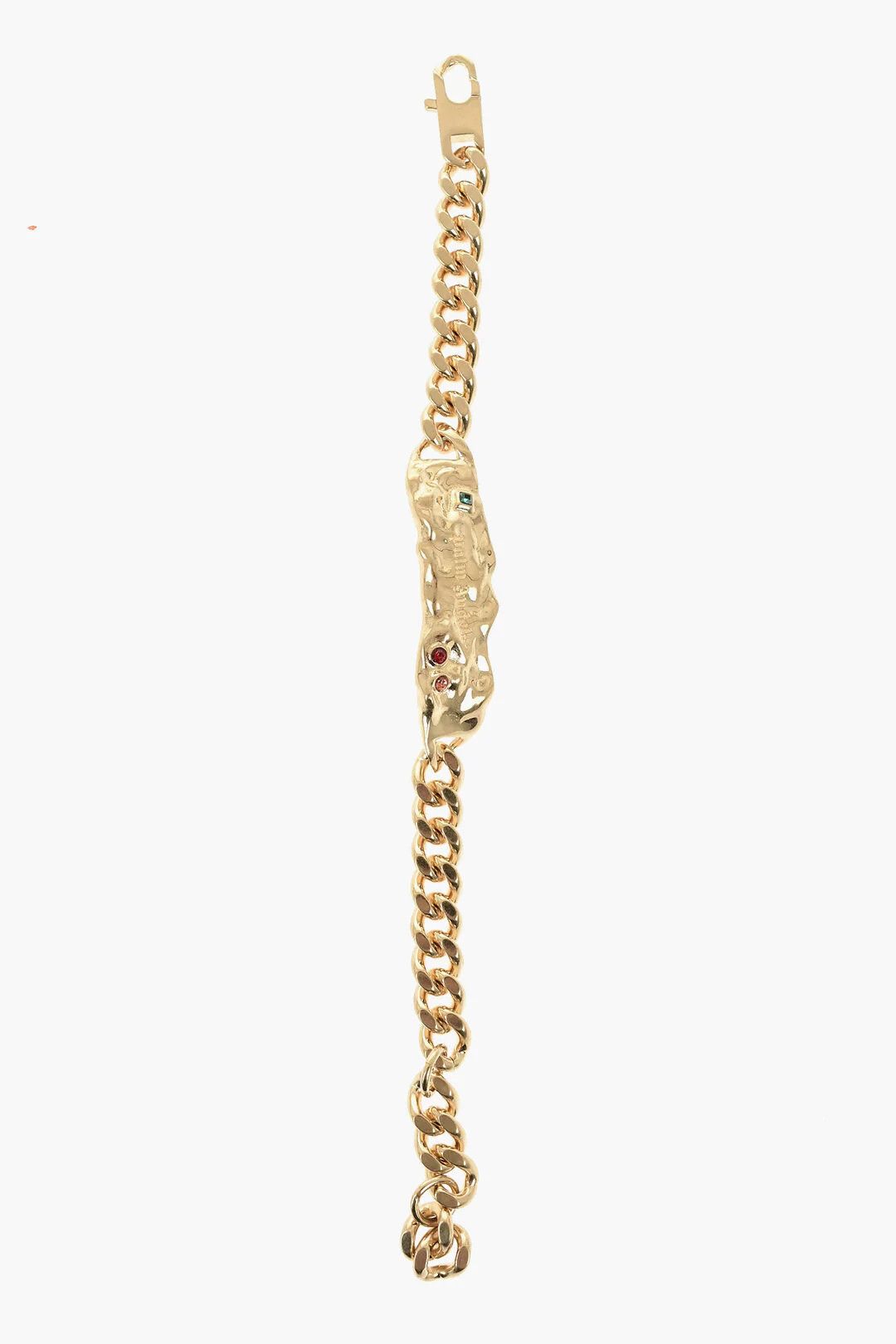 Palm Angels og1mm0326 Size: OS / Melted Chain Bracelet in Gold Size ONE SIZE - 4 Thumbnail