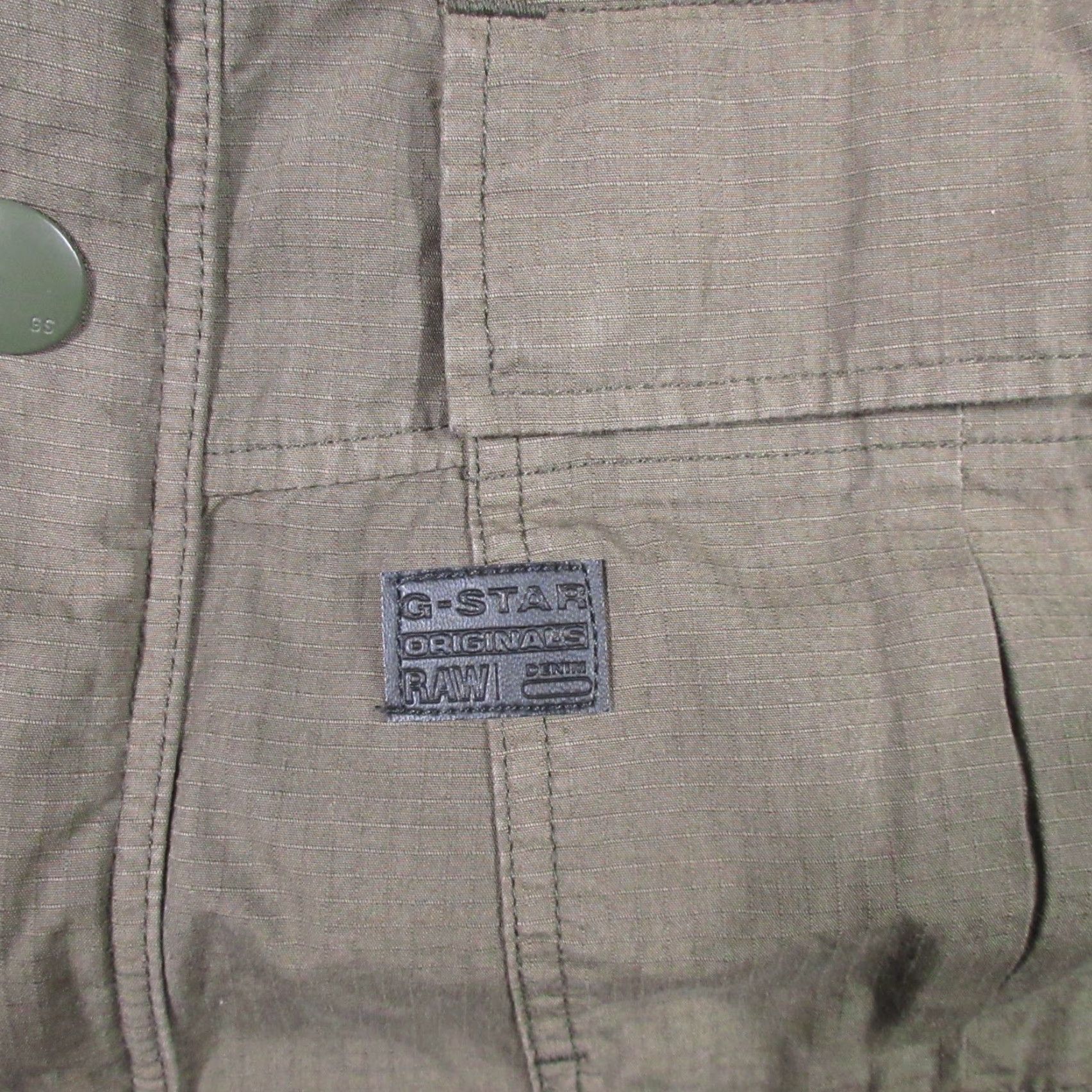 G-Star G-Star Raw Cargo Jacket Womens XL Green Brown Military Epaulets Utility Grunge Jacket Size XL / US 12-14 / IT 48-50 - 6 Thumbnail