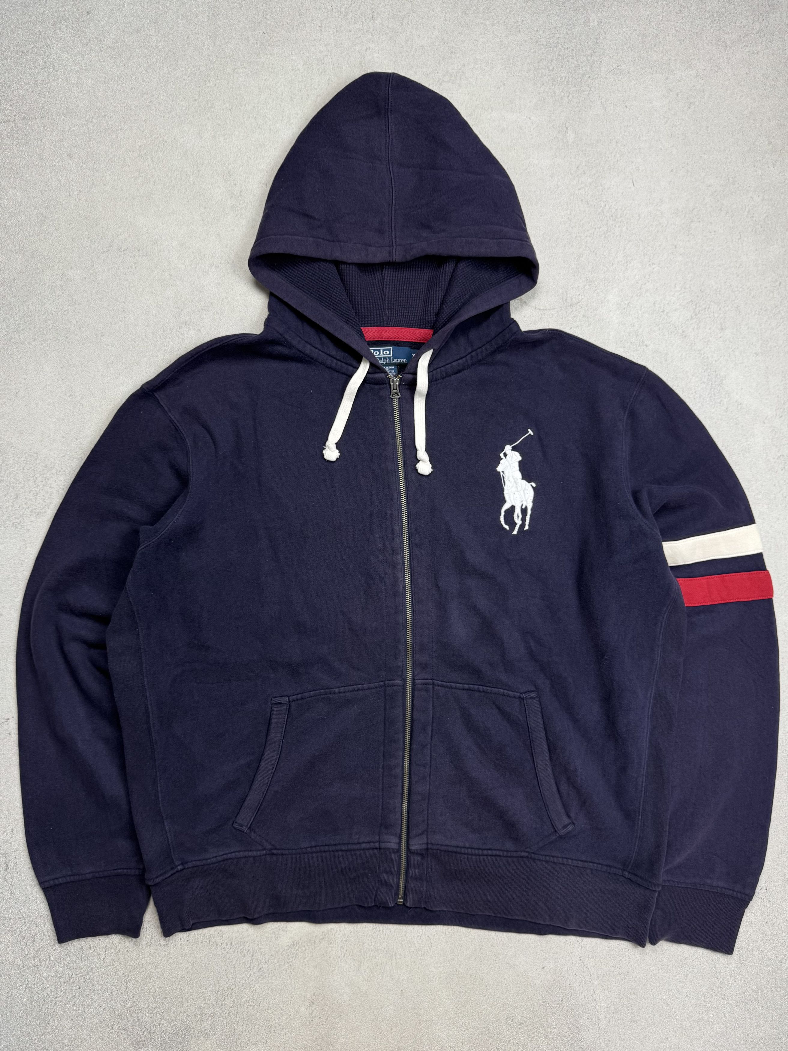 Polo Ralph Lauren × Vintage Ralph Lauren Faded Green Aztec Zip Up