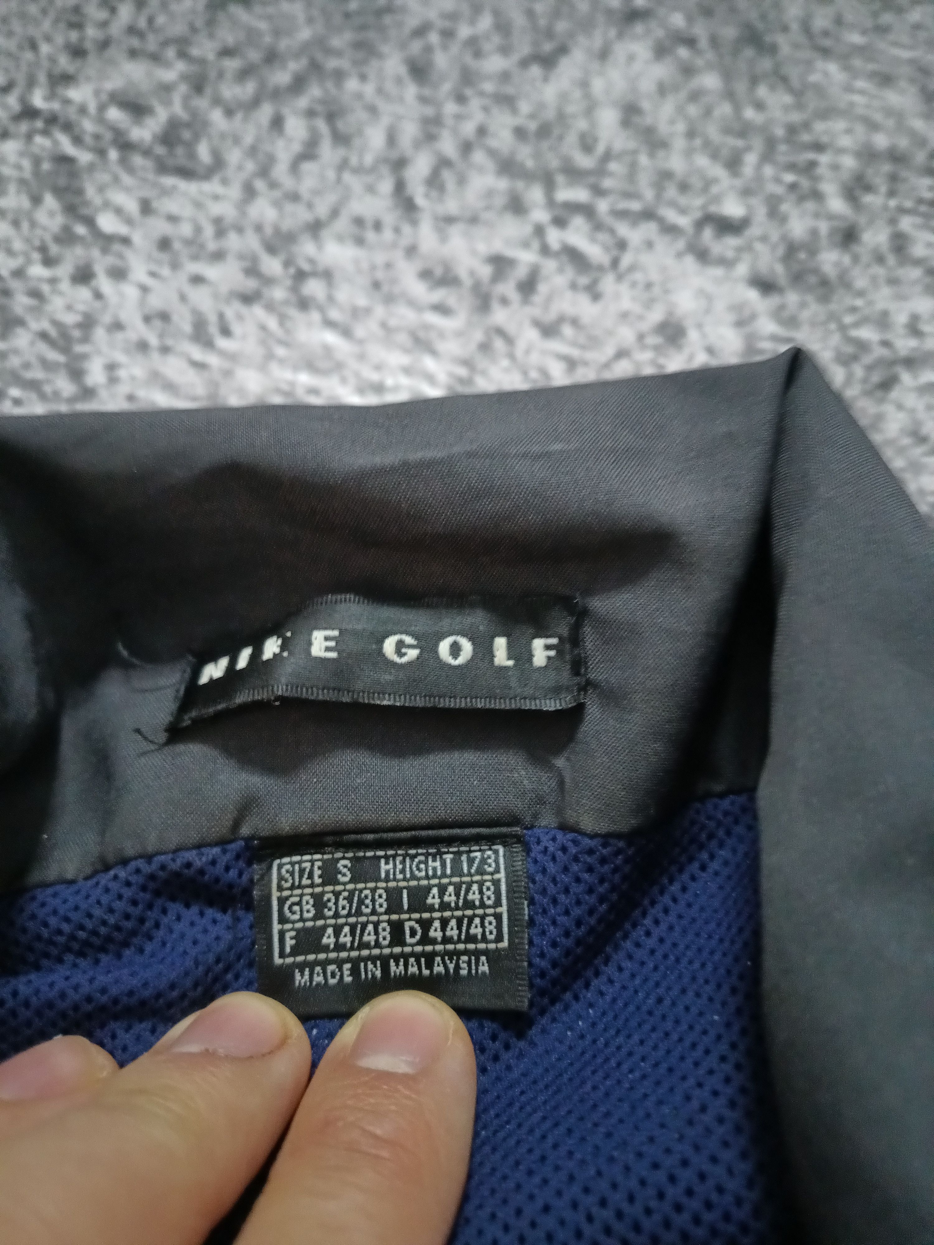 Nike × Vintage 90’s NIKE GOLF TRACK JACKET NECK SWOOSH LOGO RETRO RARE Size US S / EU 44-46 / 1 - 7 Thumbnail