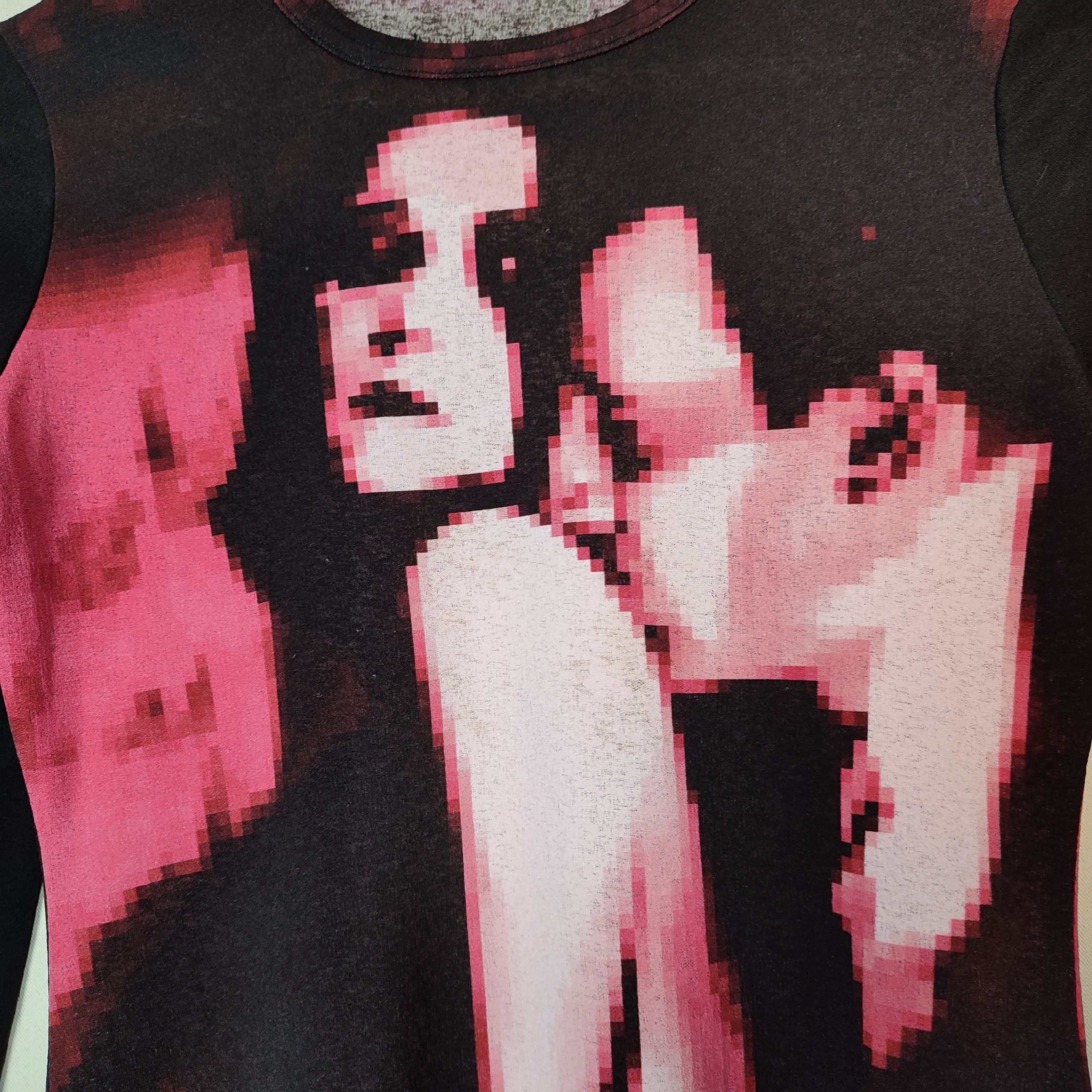 Jean Paul Gaultier RARE JEAN PAUL GAULTIER BLACK MESH FACE TOP Size M / US 6-8 / IT 42-44 - 3 Thumbnail