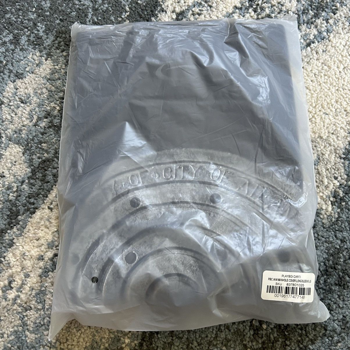 Playboi Carti iAM MANHOLE COVER L/S ATL OPiUM i AM MUSiC GOTH CRUST PUNK Size US L / EU 52-54 / 3 - 4 Thumbnail