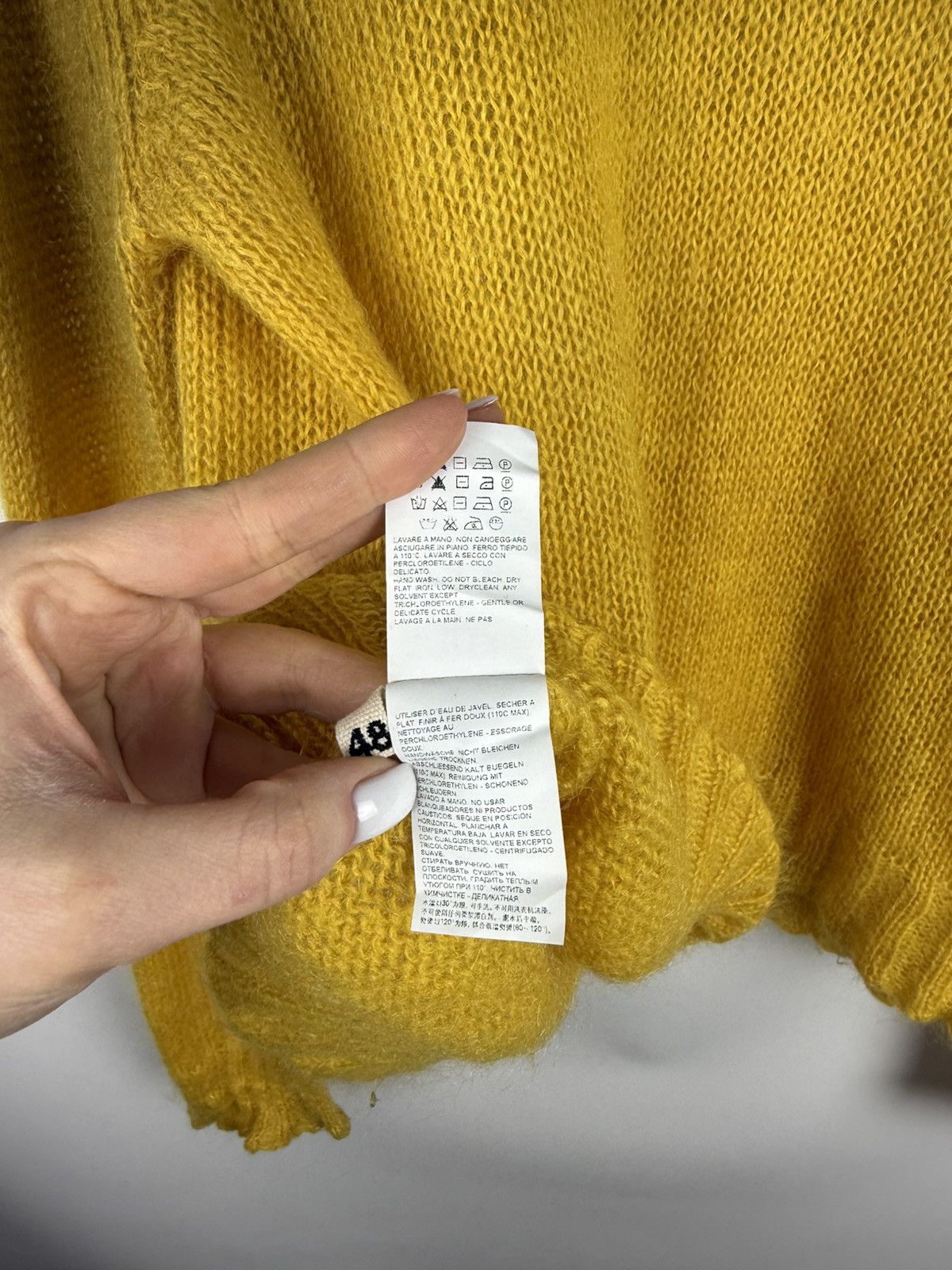 Marni Marni Men’s Grunge Mohair Knitted Sweater Pullover Size US M / EU 48-50 / 2 - 11 Thumbnail