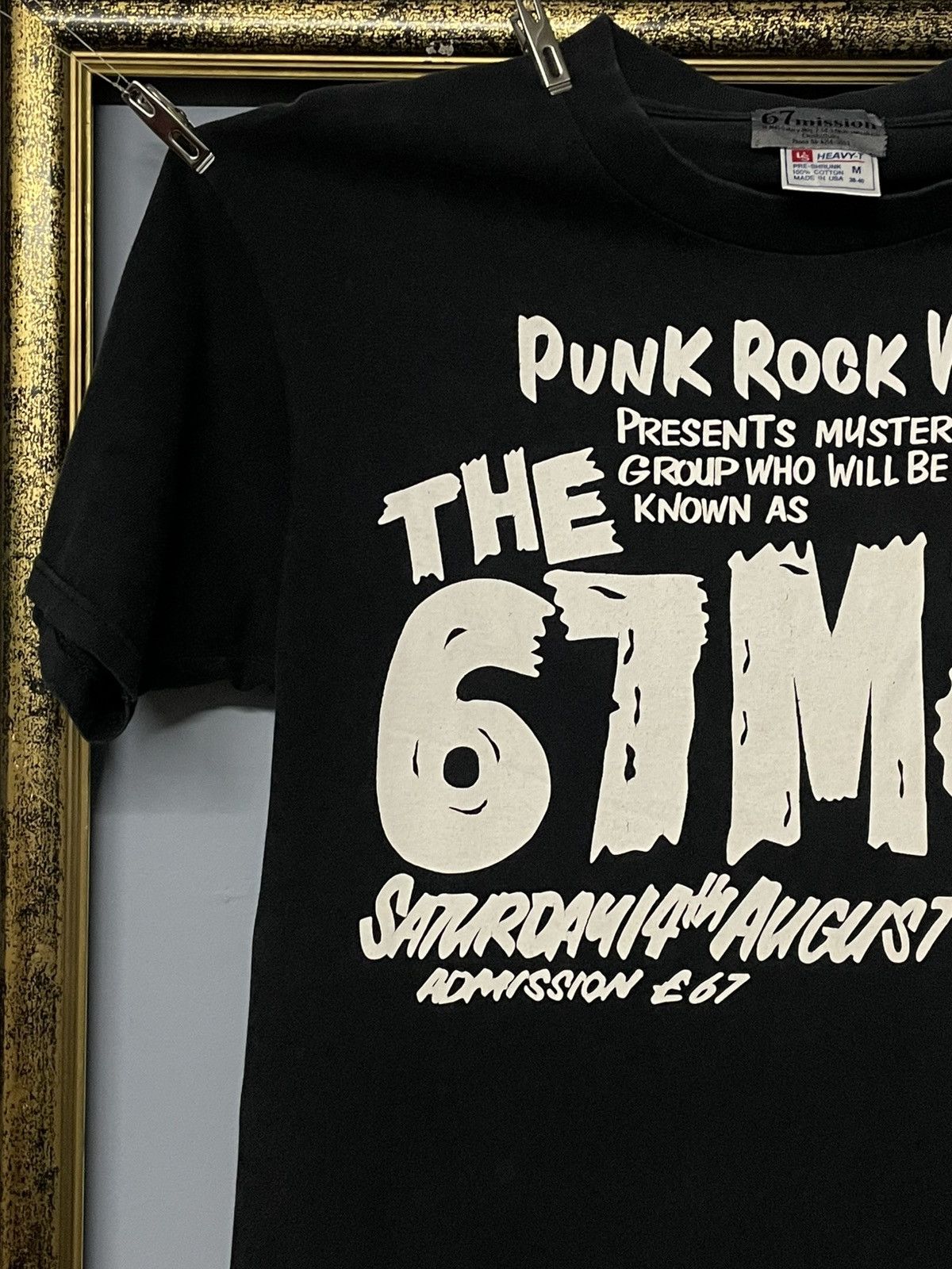 Vintage Vintage 90s Punk Rock Wear The 67MSN Avenue Sunfaded Tshirt Size US M / EU 48-50 / 2 - 4 Thumbnail