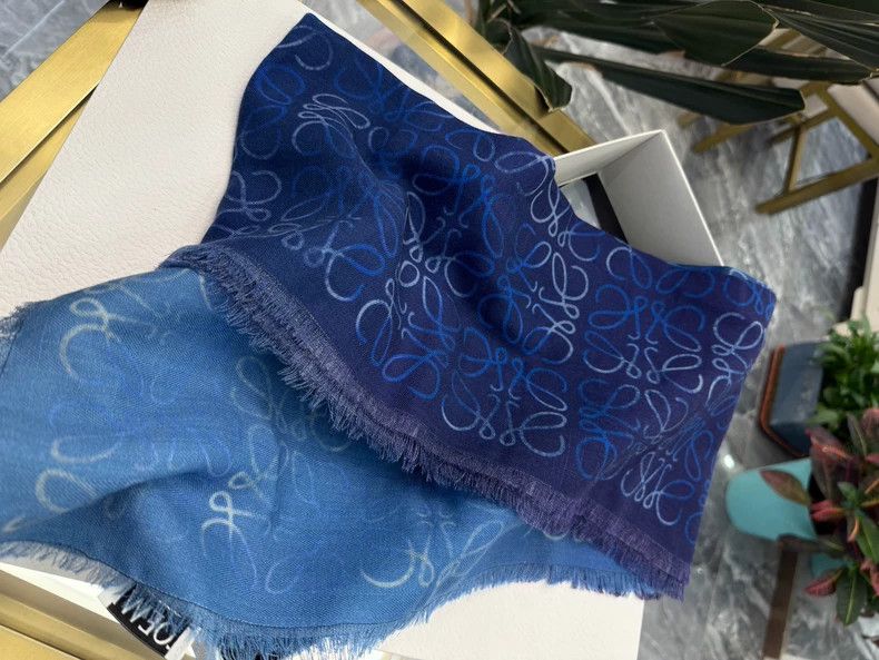 Loewe LOEWE size40*200cm Double-sided gradient color wool scarf Size ONE SIZE - 3 Thumbnail