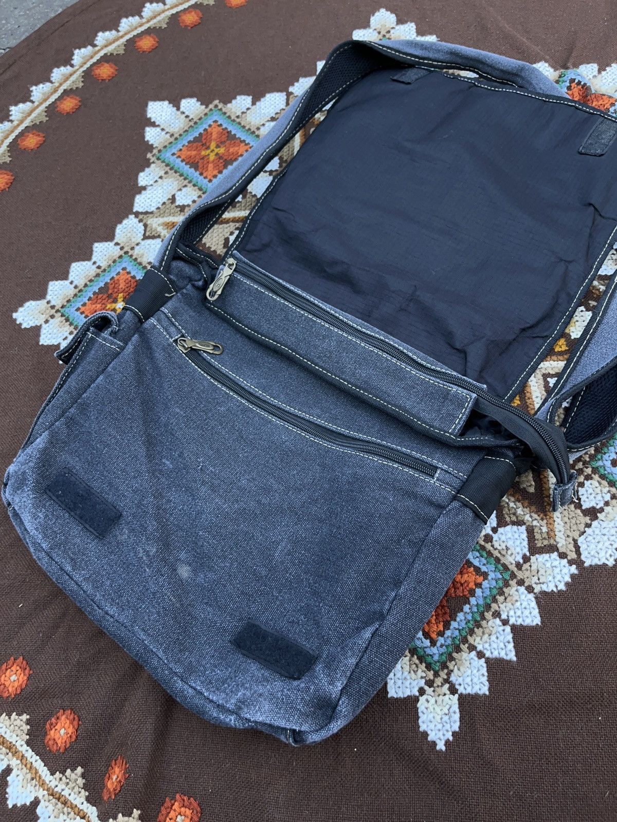 Vintage Vintage Military Bag Multi Pocket Messenger Diesel Style Size ONE SIZE - 7 Thumbnail