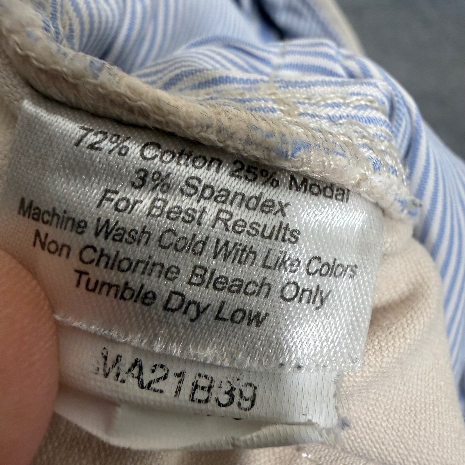 Peter Millar Peter Millar Ultimate Sateen 5-Pocket Pant Mens 35x29 Beige Size US 35 - 3 Thumbnail