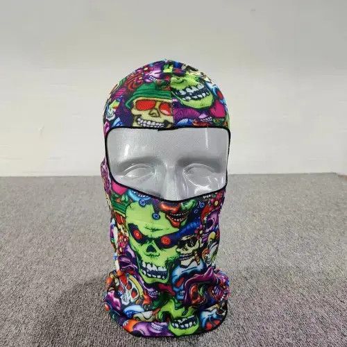 Japanese Brand × Vintage Skulls Reapers Zombies Thin Balaclava Ski Mask Head Facemask Size ONE SIZE - 2 Thumbnail