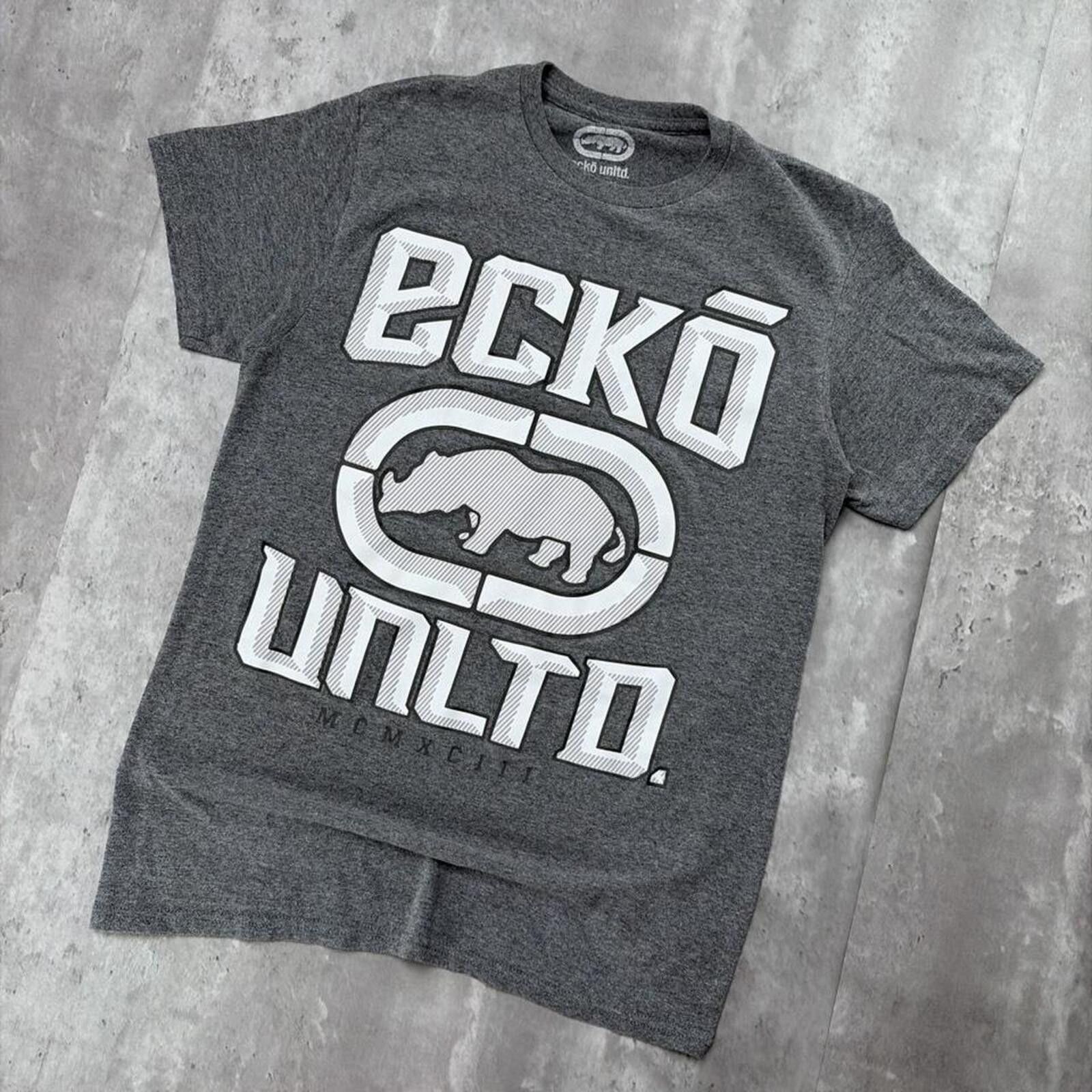 Ecko Unltd. Y2K Grey Ecko Unltd Grunge Skater T-Shirt Size US S / EU 44-46 / 1 - 2 Thumbnail