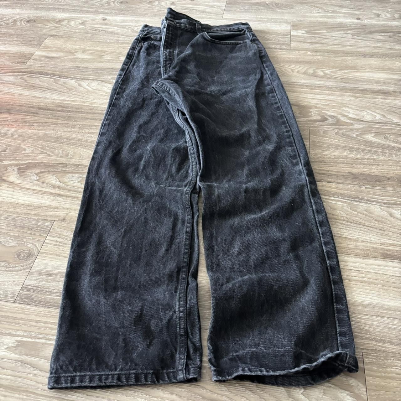 Vintage Crazy Vintage Y2K/2000s Grunge Black Streetwear Essential Denim Jeans! 40x32 Size US 40 / EU 56 - 3 Thumbnail