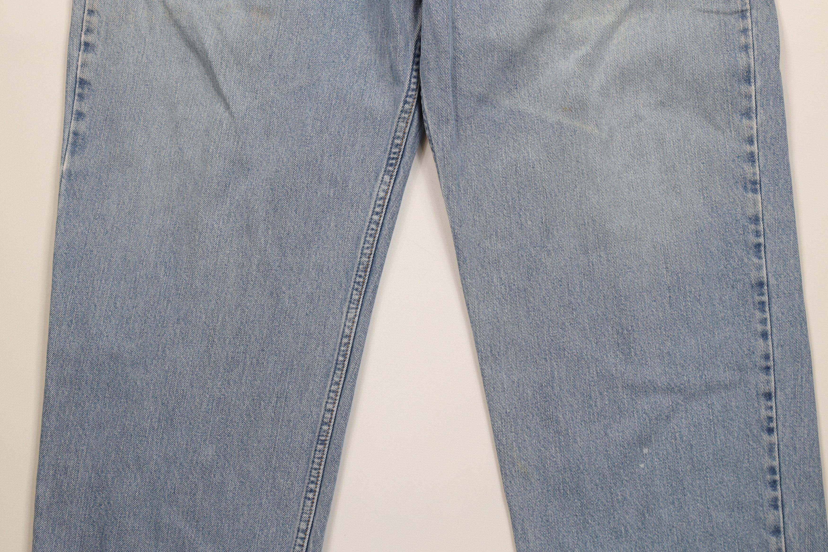 Levi's Vintage Y2K 2003 Levis 550 Relaxed Fit Denim Jeans Blue Size US 42 / EU 58 - 3 Thumbnail