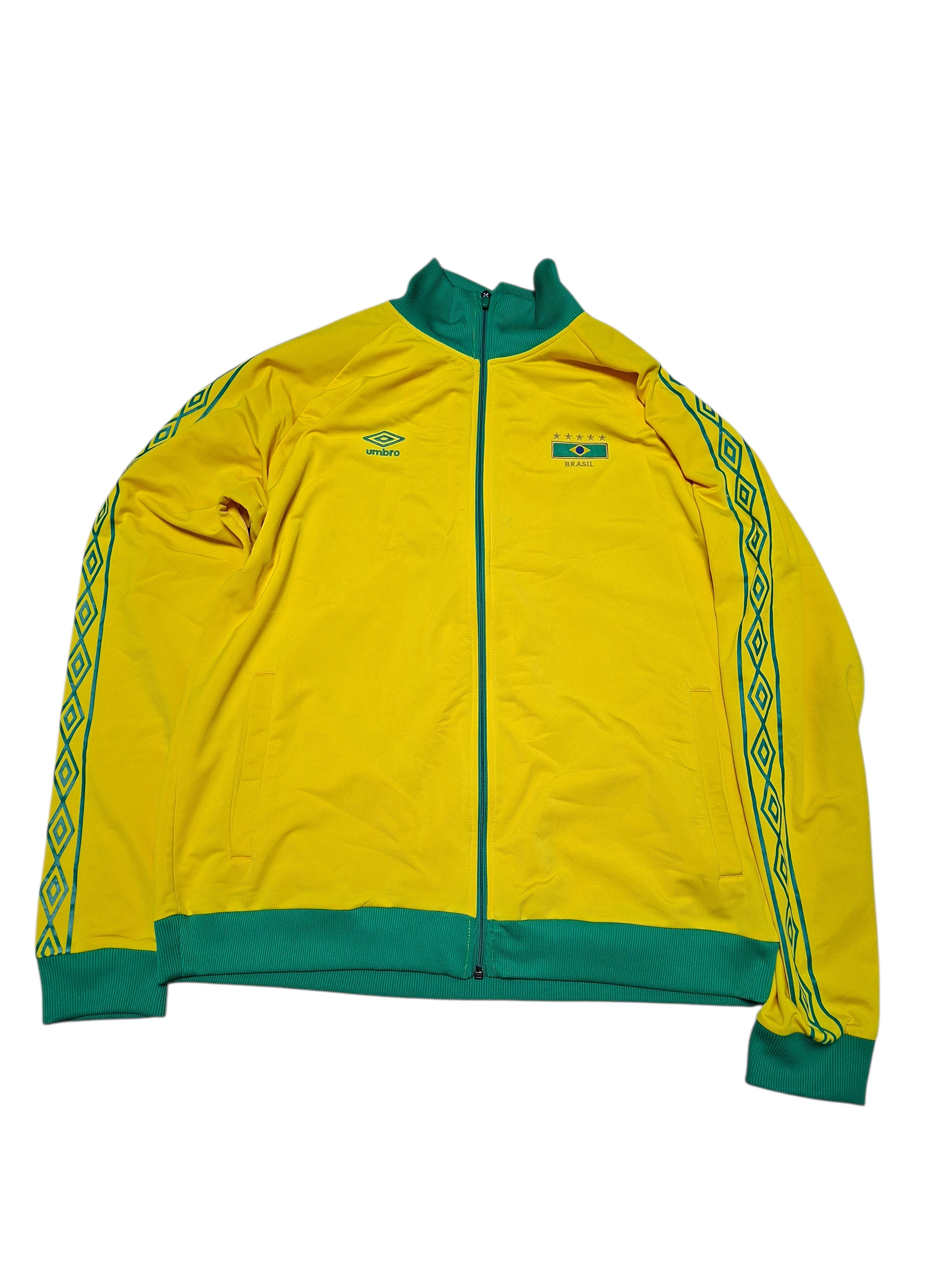 UMBRO BRASIL BRAZIL VINTAGE LAMPS SOCCER TRACK JACKET